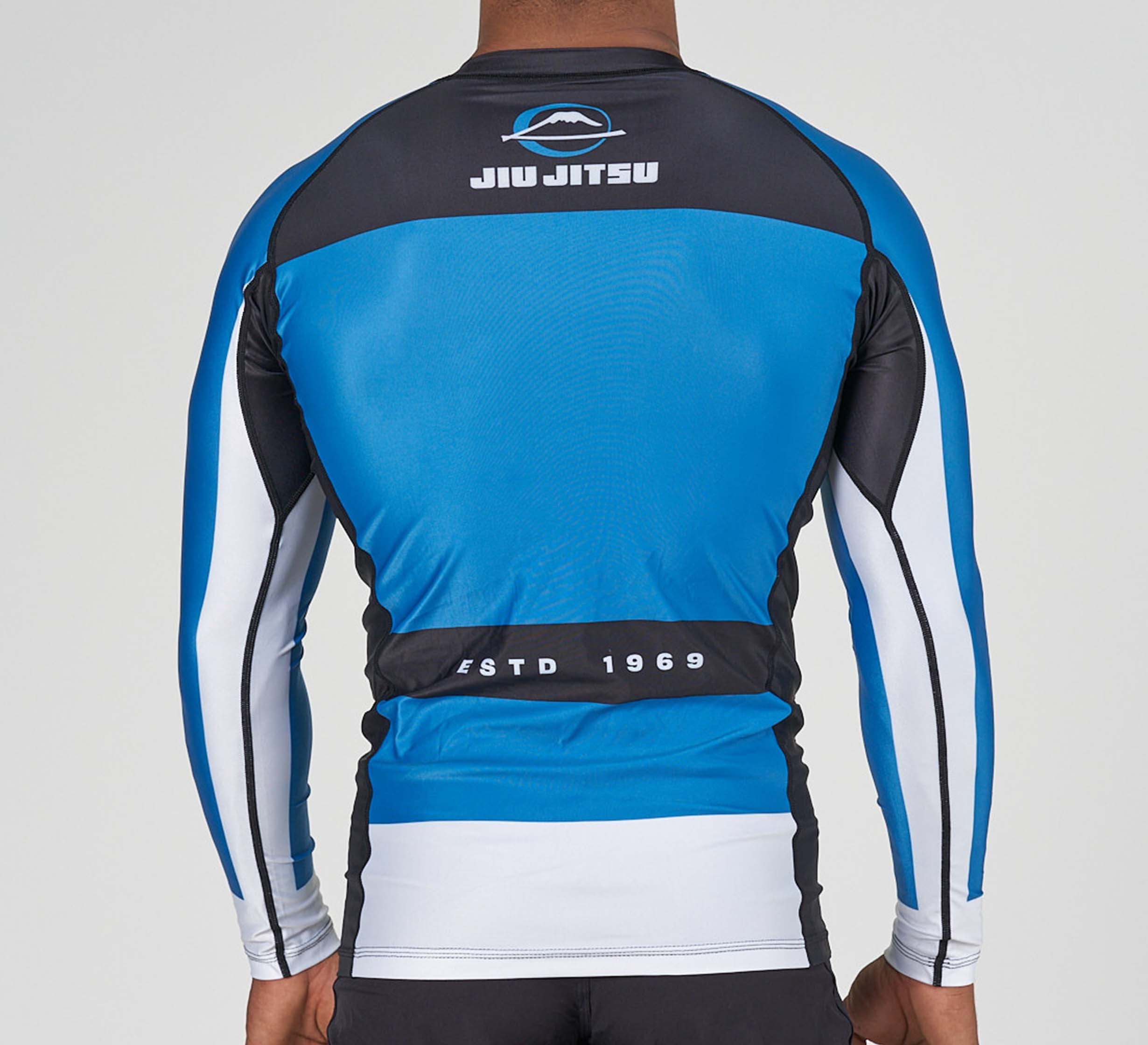 Jiu Jitsu Script Flex Lite Long Sleeve Rashguard Blue、mySite、gigharbornorthrealestate