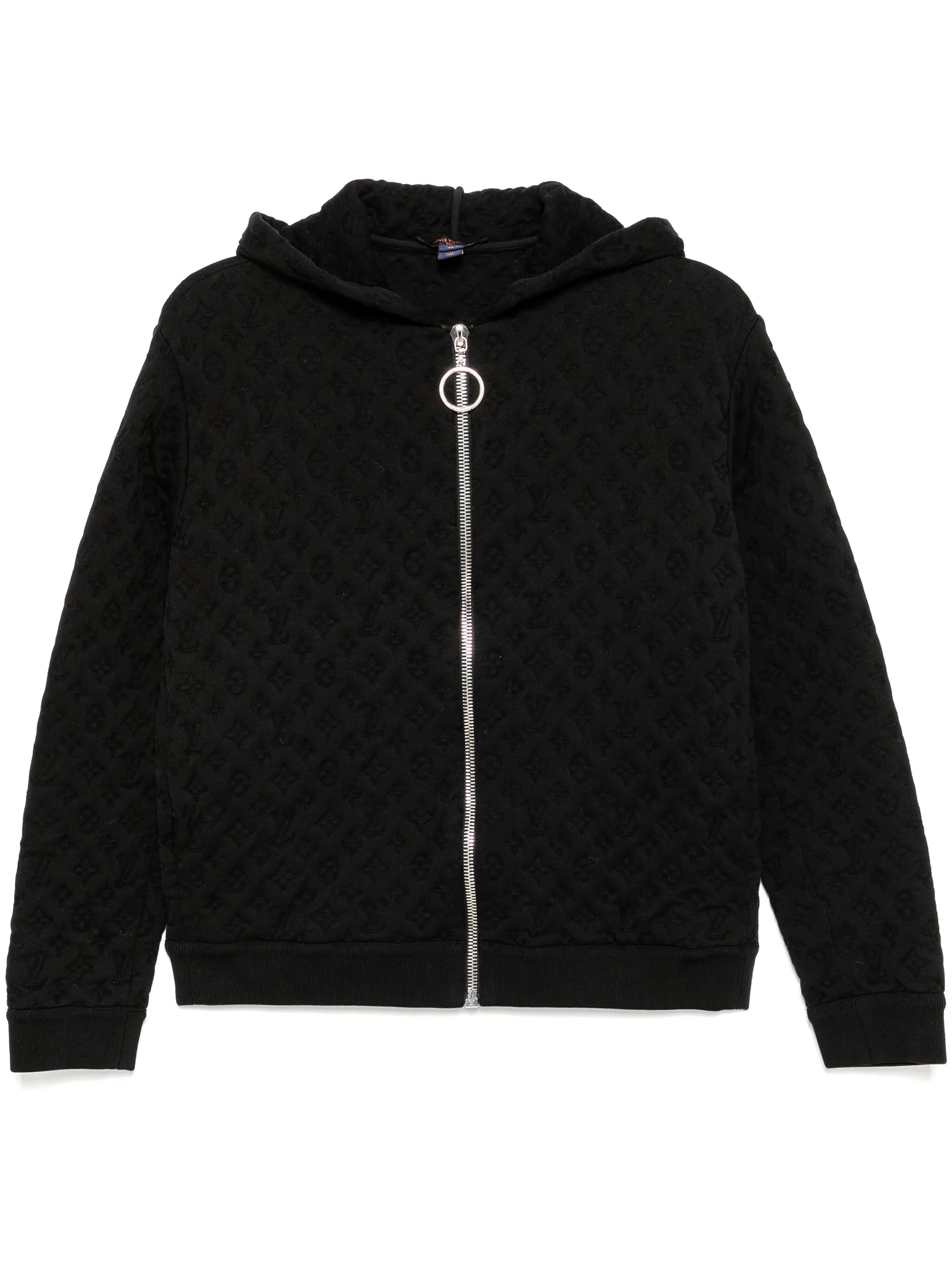 Black Monogram Zip-Up Hoodie、mySite、garminoutage.com
