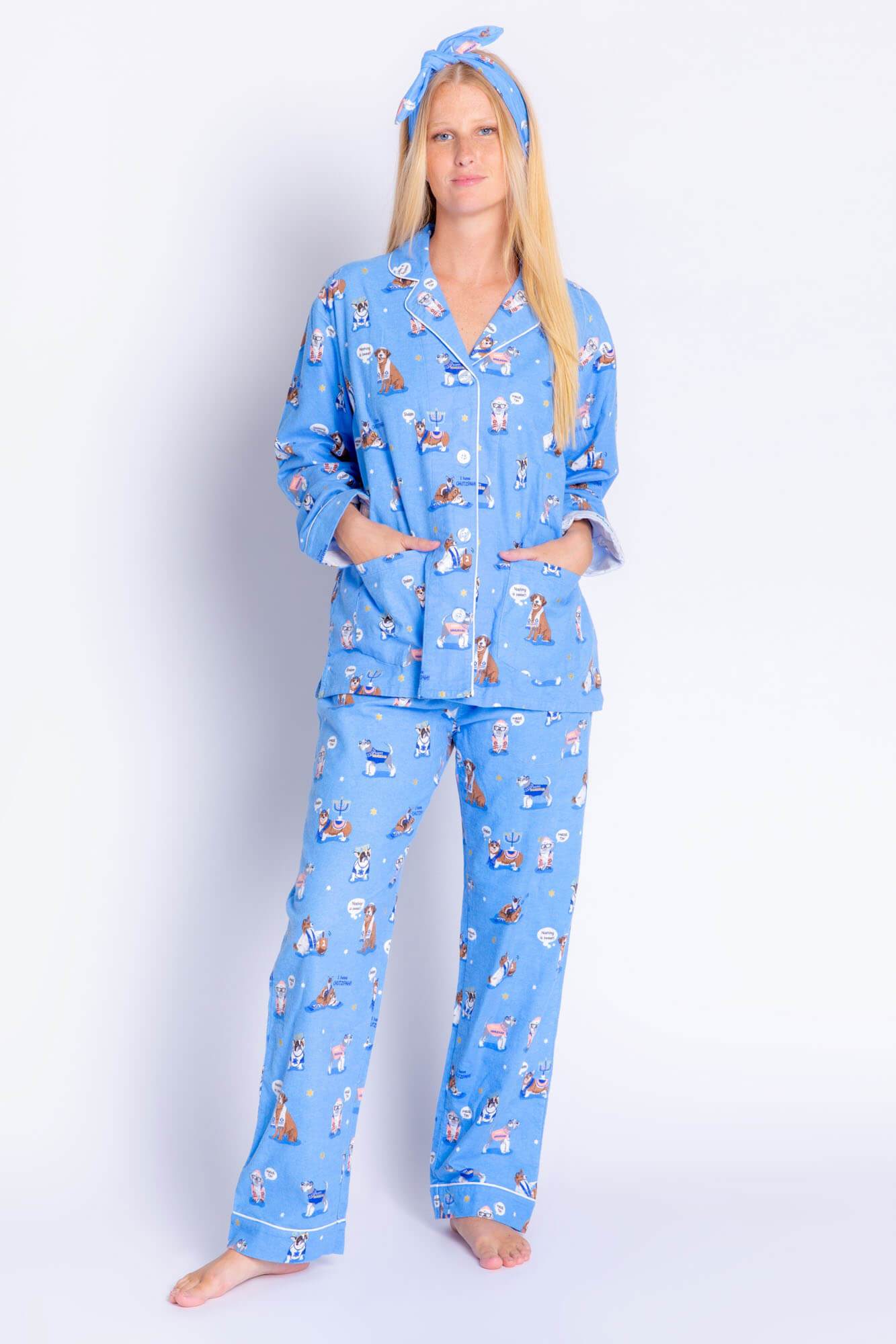 Happy Pawnukkah Hanukkah Pajamas Set by P.J. Salvage - Women、mySite、topwebapps