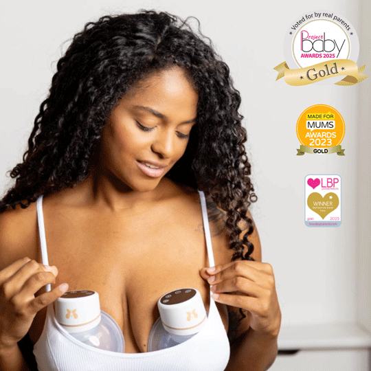  Fraupow Double Wearable Hands-Free Breast Pump - White、mySite、merchandisen