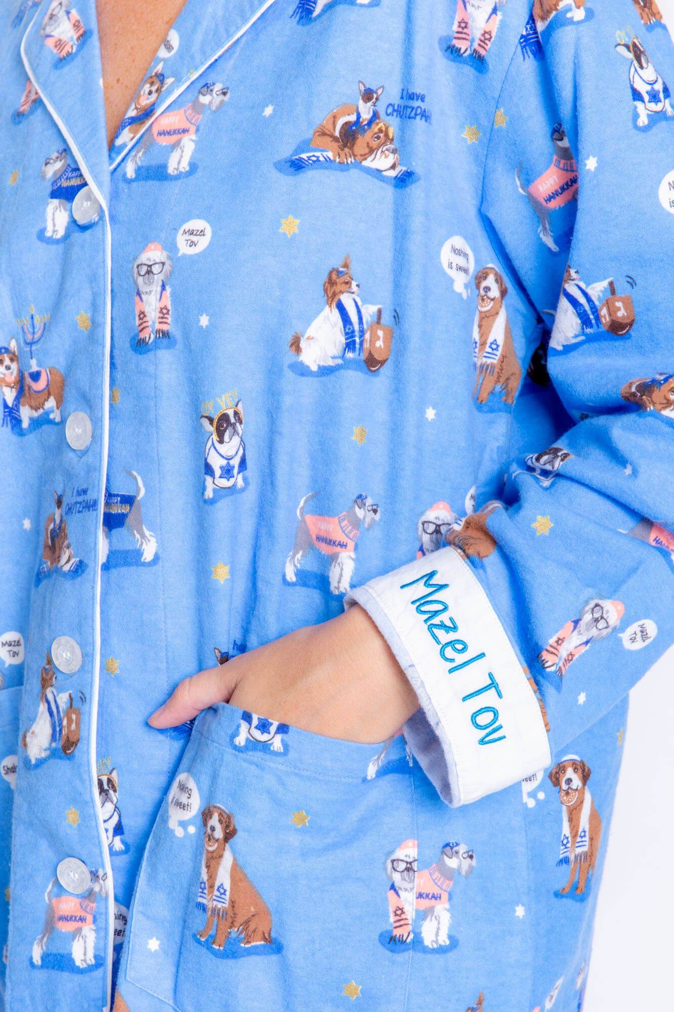 Happy Pawnukkah Hanukkah Pajamas Set by P.J. Salvage - Women、mySite、topwebapps