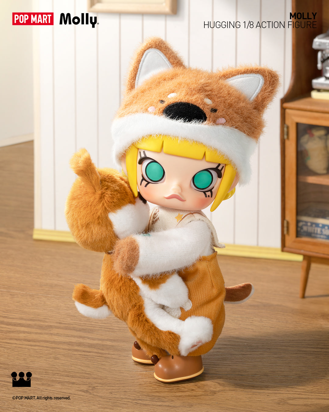  POP MART MOLLY Hugging 1/8 Action Figure、mySite、greenlandpopulation
