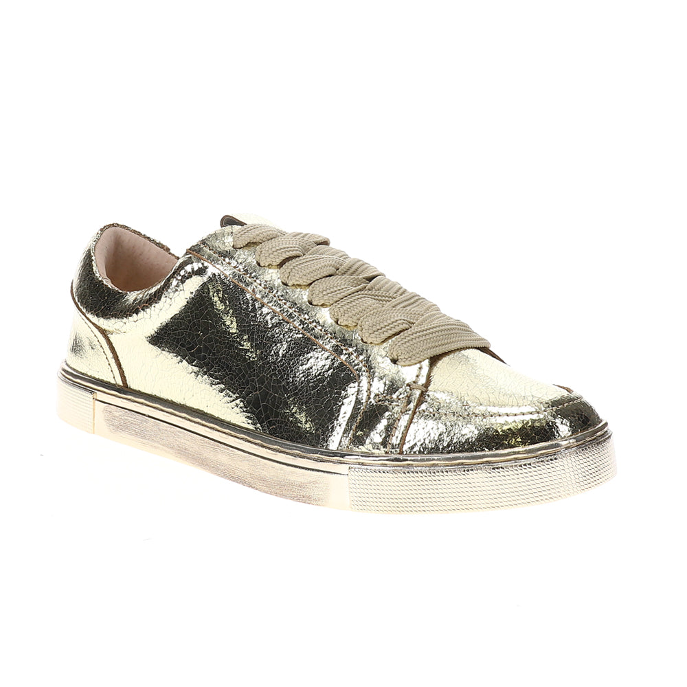 Ivy Court Metallic Lace Up Sneakers、mySite、gtrtttuynbv