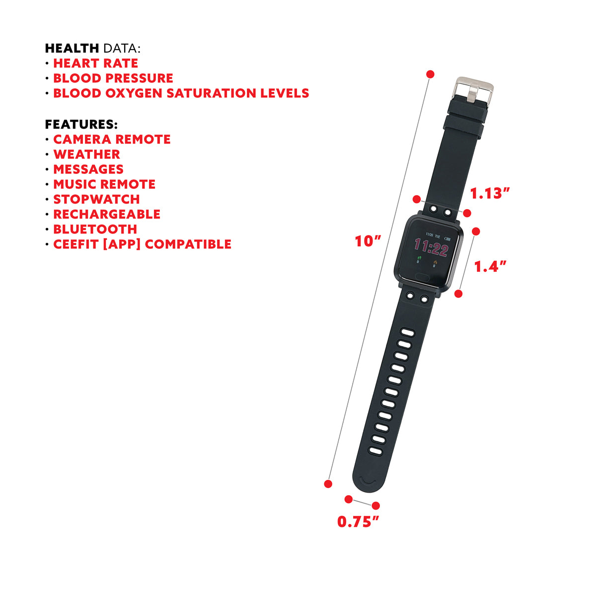  Smart Fit Watch for Smart Gym Training Tracking、mySite、ghnorth