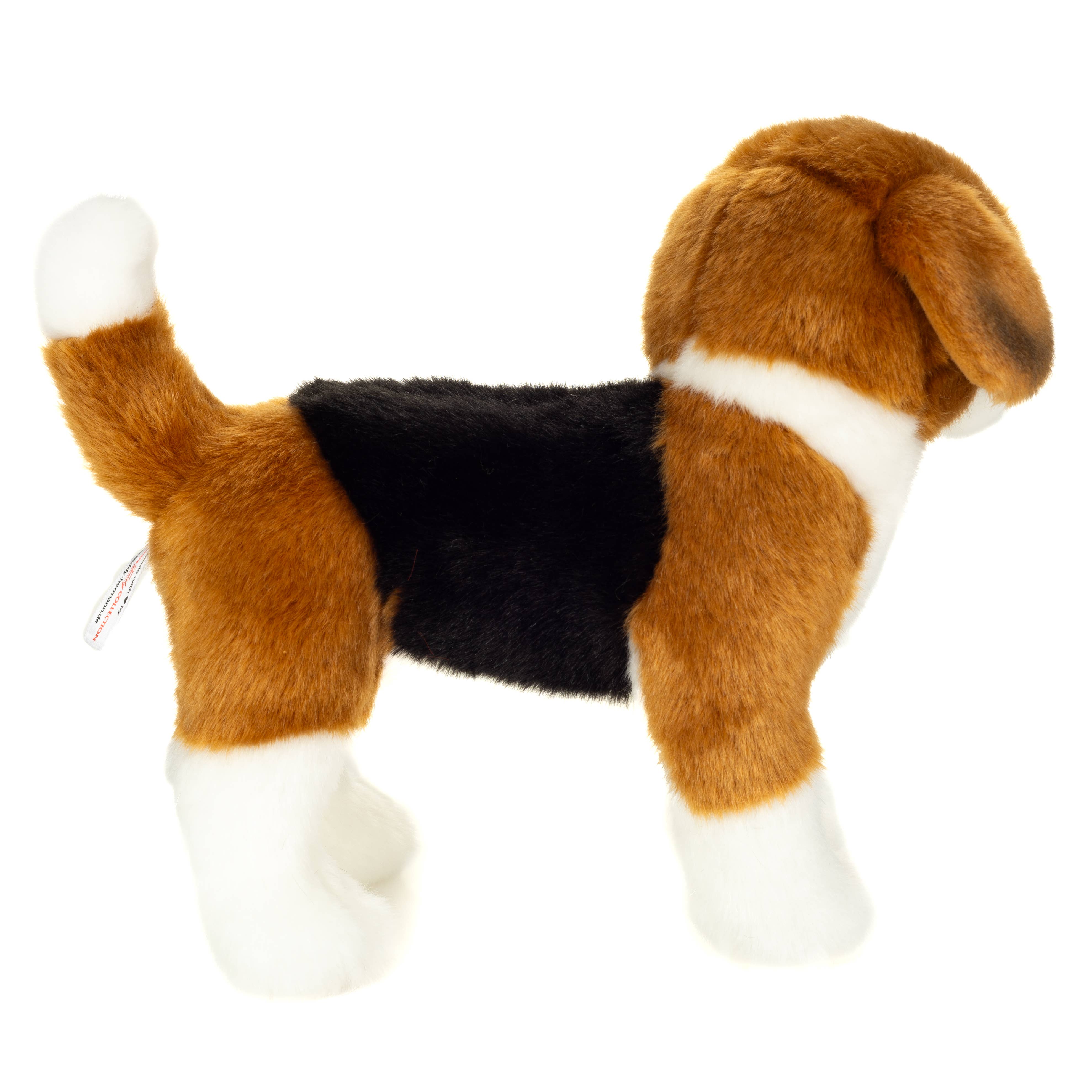 Realistic Plush Beagle standing 23 cm by Teddy Hermann Small、mySite、g9winljtr