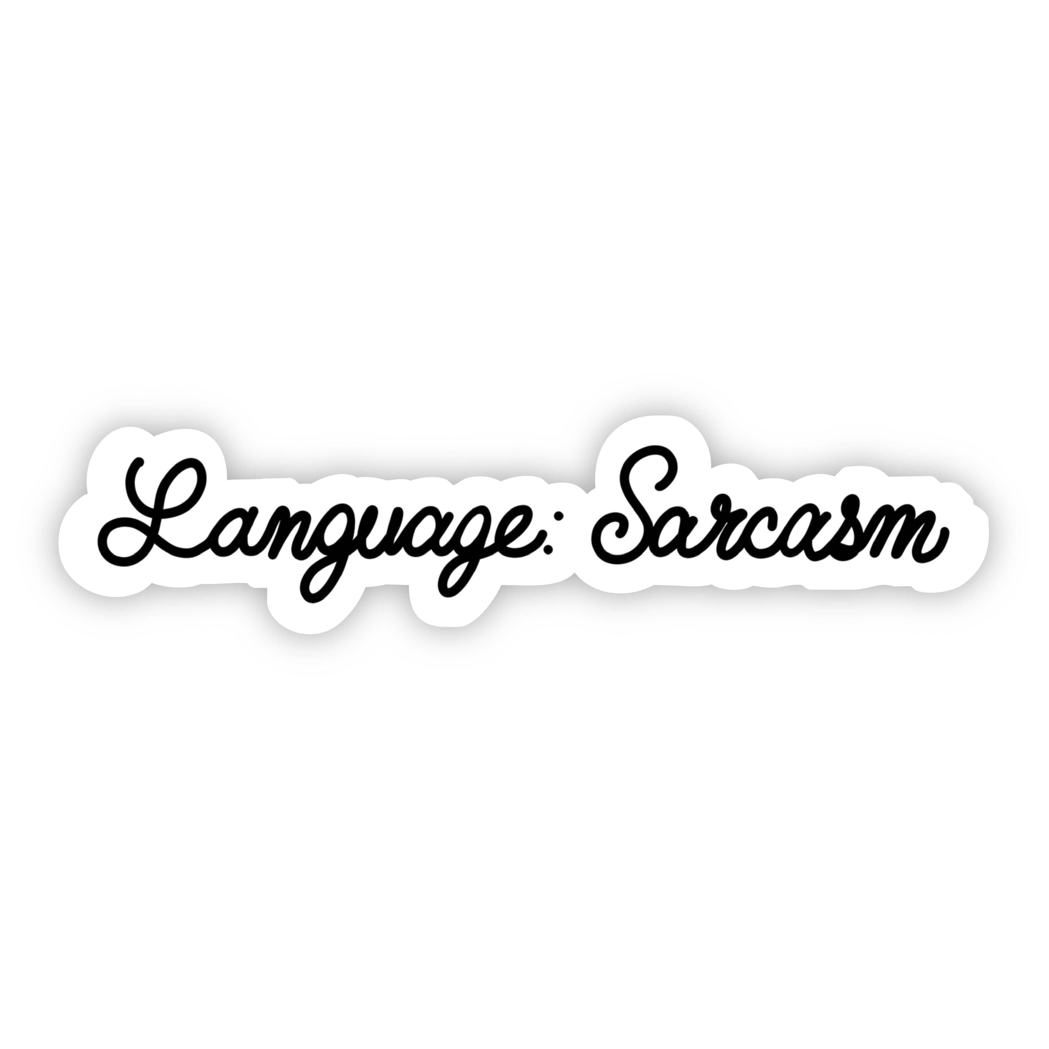  Language: Sarcasm Cursive Sticker、mySite、elrpsem3k