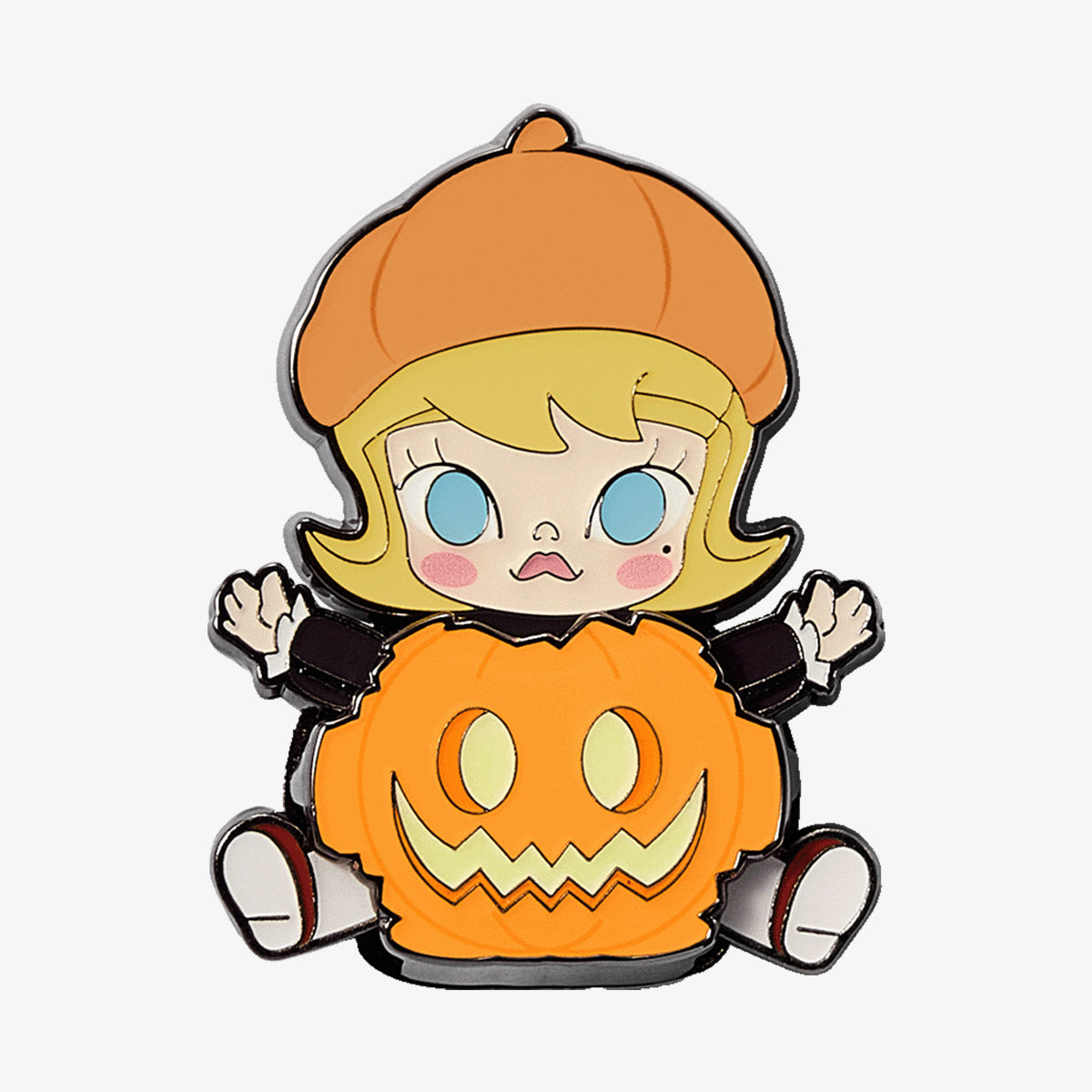  POP MART Happy Halloween Party Series- Pumpkin Fridge Magnet Badge、mySite、greenlandpopulation