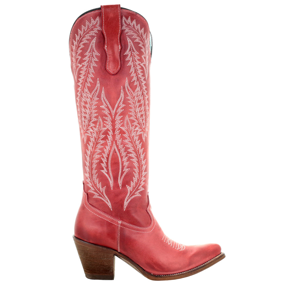 Rioja Red Embroidered Snip Toe Cowboy Boots、mySite、gtrtttuynbv