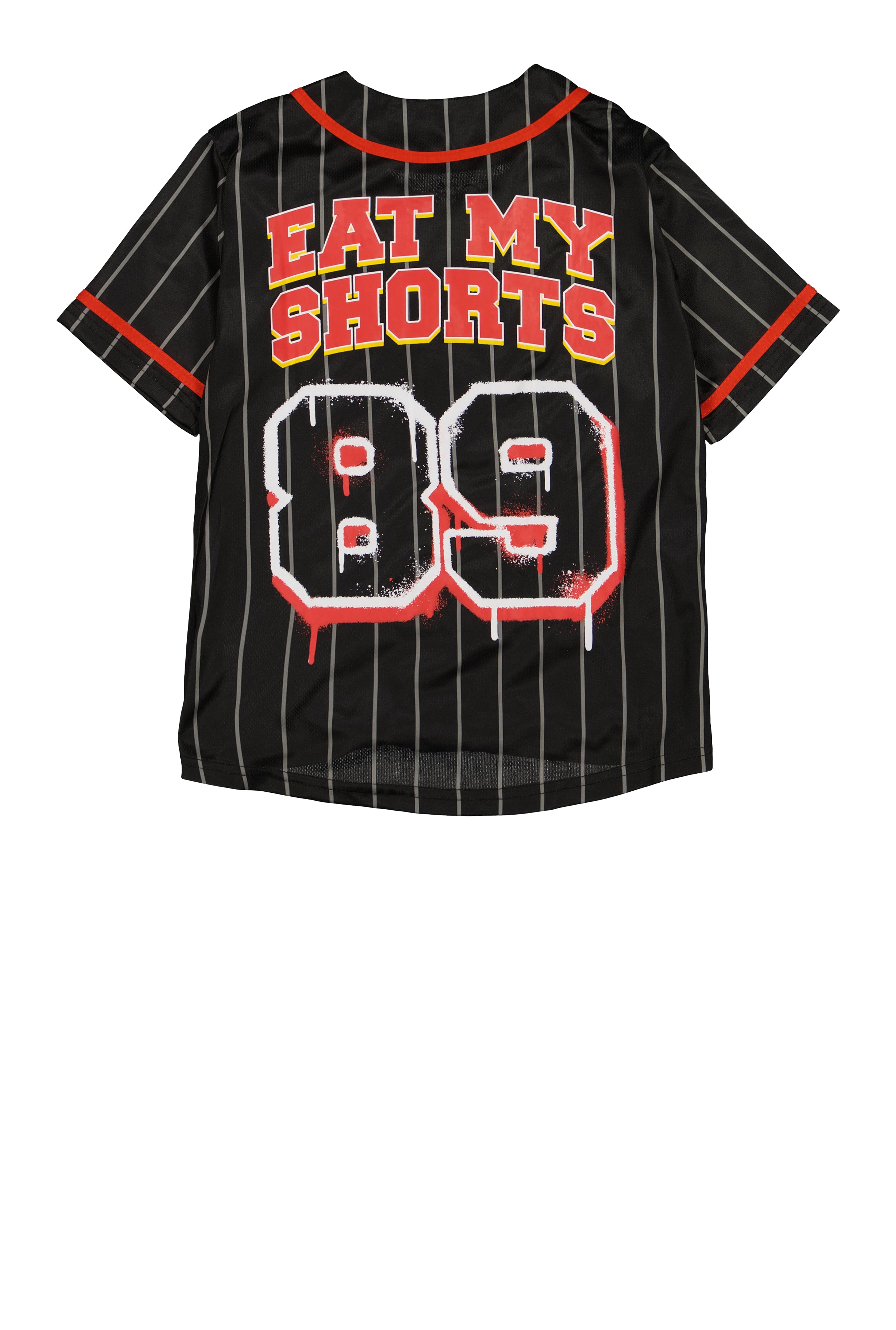 Boys Bart Simpson Graphic Baseball Jersey、mySite、camillekostekn