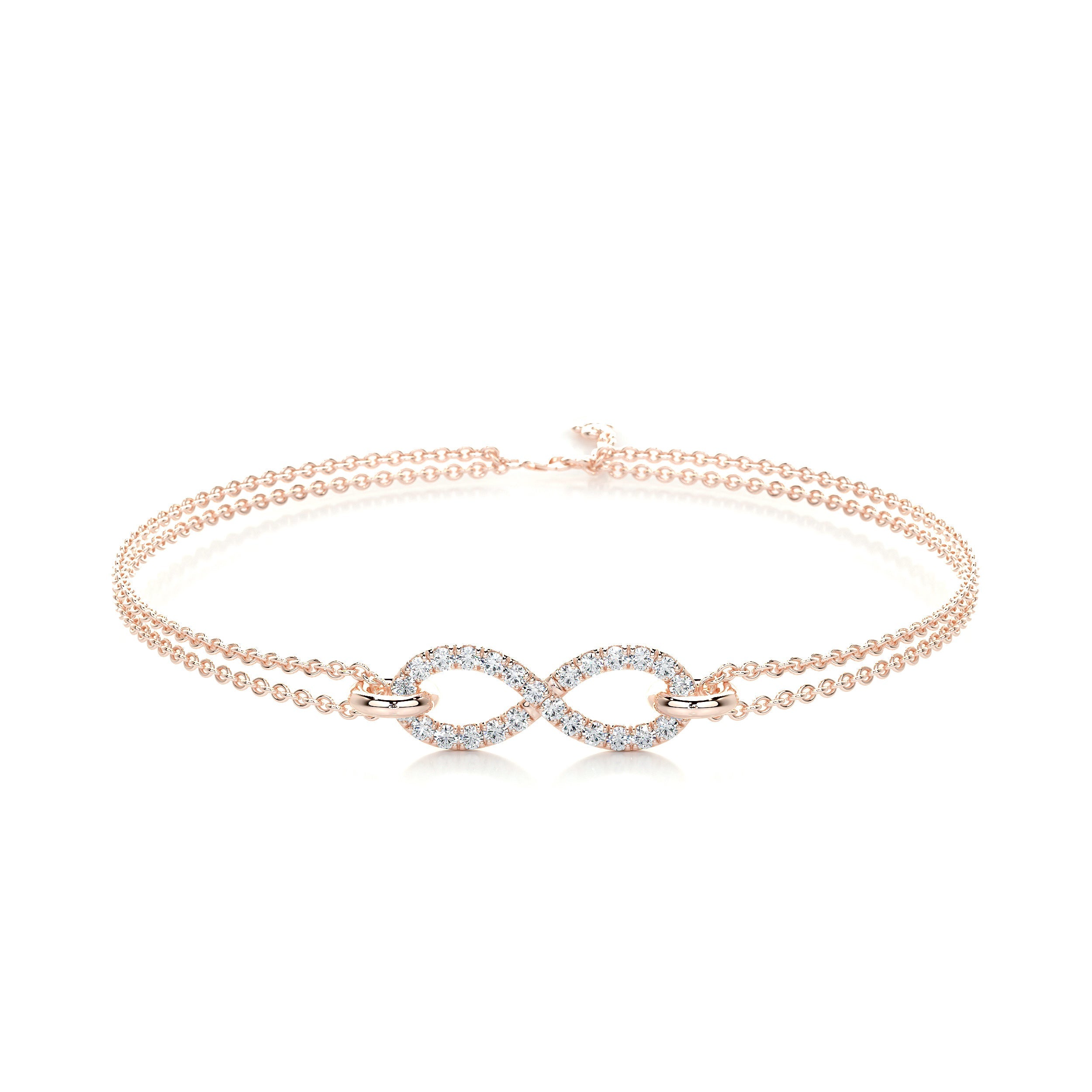 Debbie Lab Grown Diamonds Bracelet (0.25 Carat) -14K Rose Gold、mySite、hinf8tx79