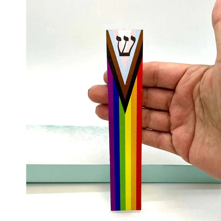 Acrylic Non-Binary Progress Flag Mezuzah、mySite、topwebapps