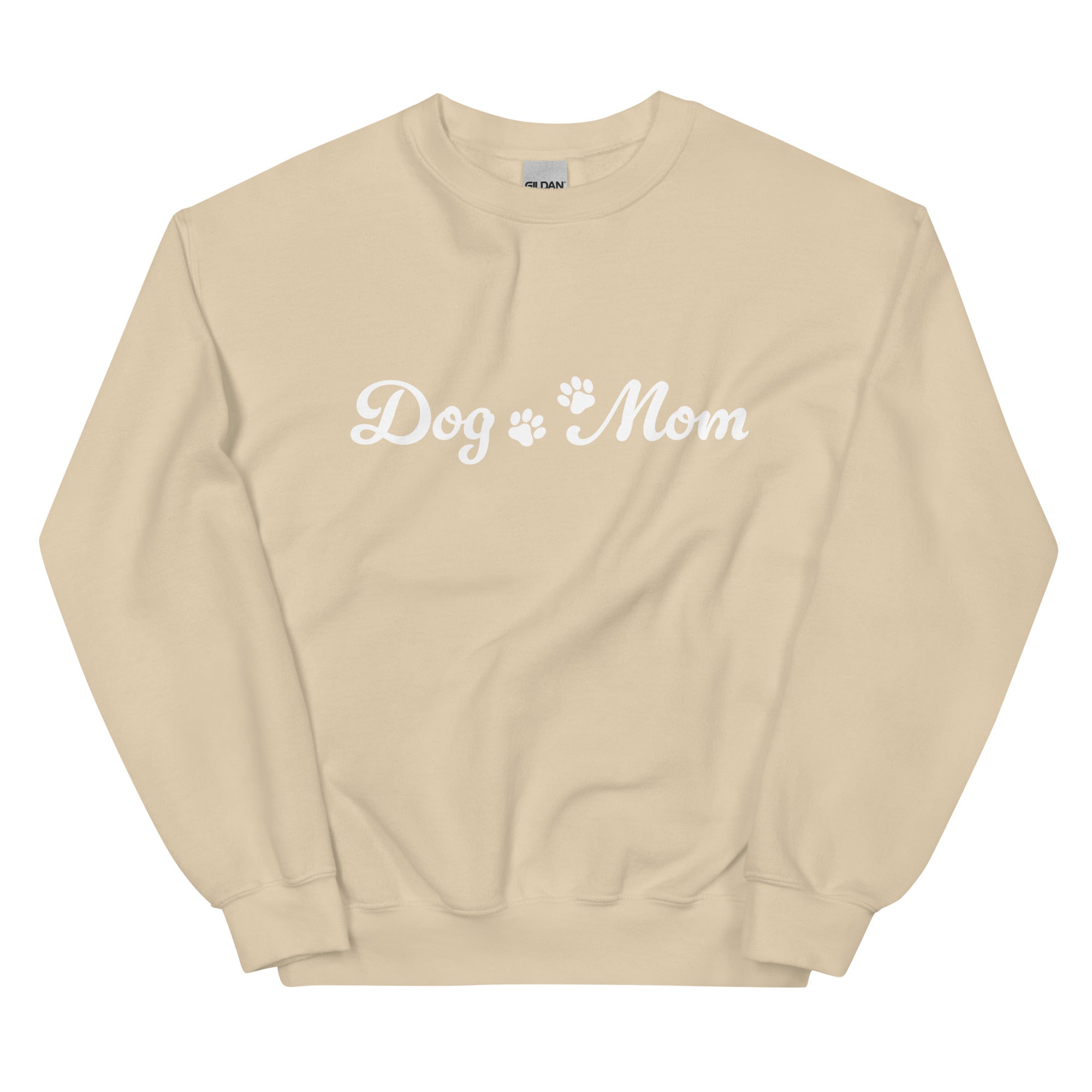 Paw Print Dog Mom Crewneck Sweatshirt、mySite、camillekostekn