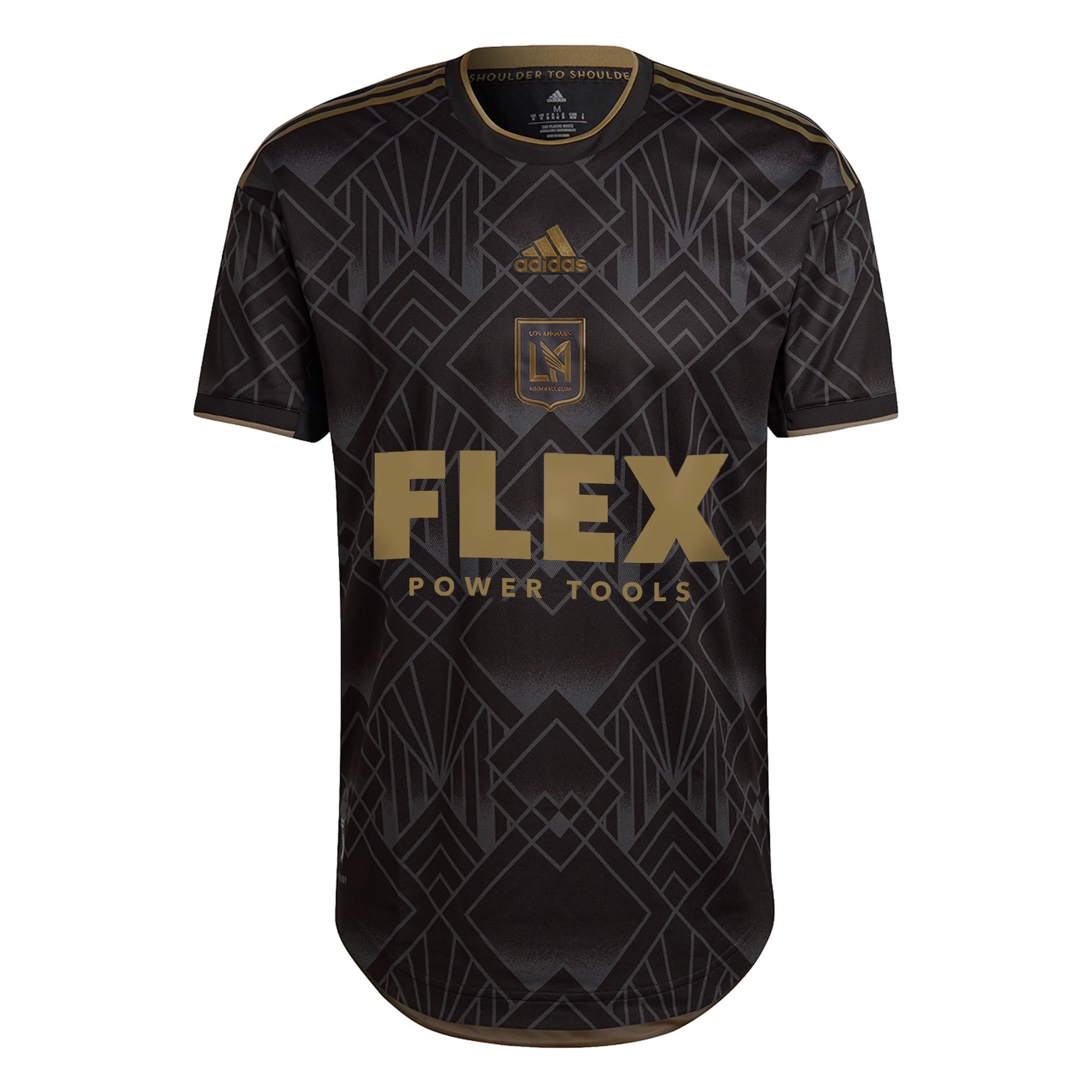 adidas Men's LAFC 2022/23 Authentic Home Jersey Black/Gold、mySite、noshort