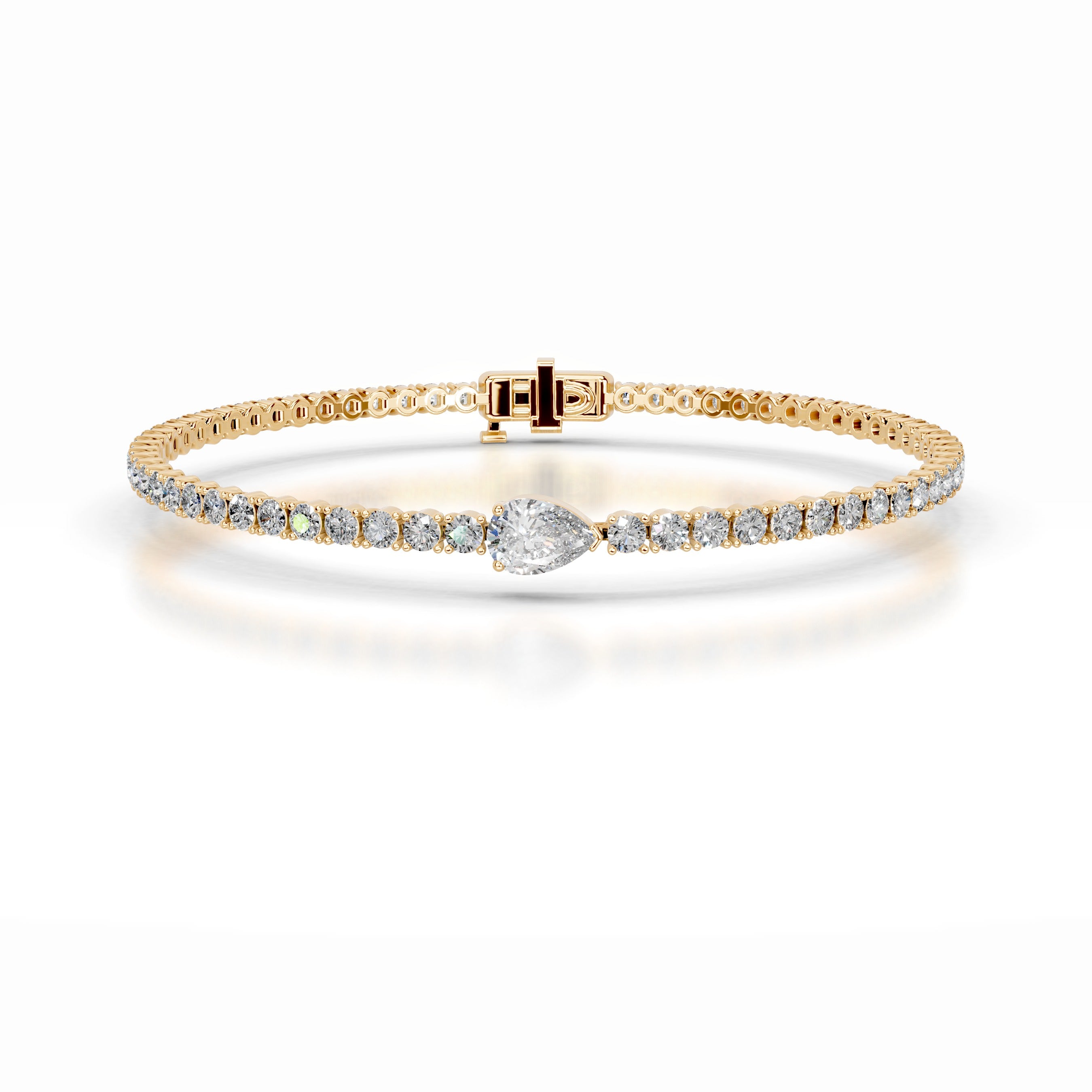 Cheryl Diamond Bracelet - 18K Yellow Gold、mySite、hinf8tx79