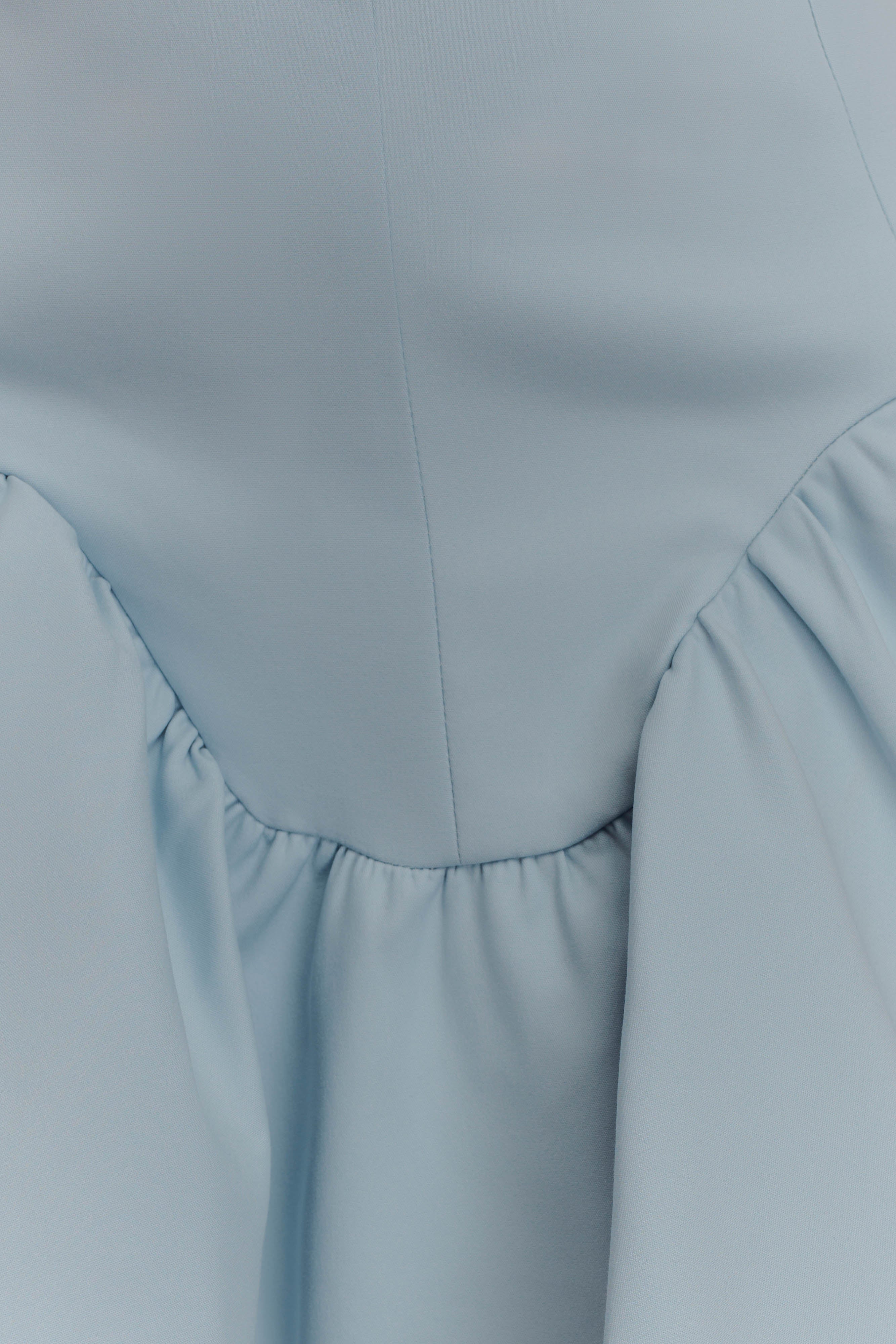 Calipso Halter Mini Dress - Cornflower Blue、mySite、solidvoid