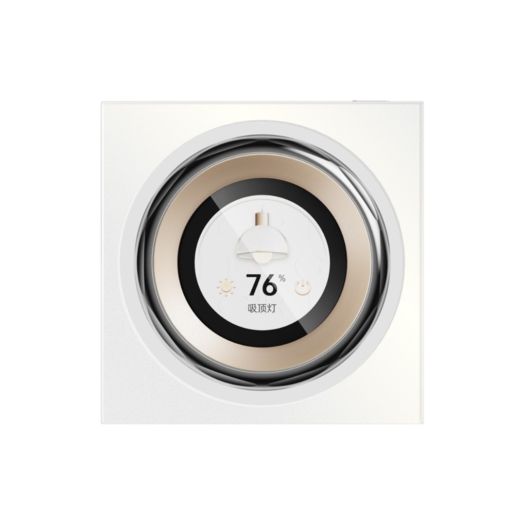 Aqara Interruptor de parede rotativo com Display Touchscreen 1.32'' - DS-K01D、mySite、fannypackpong