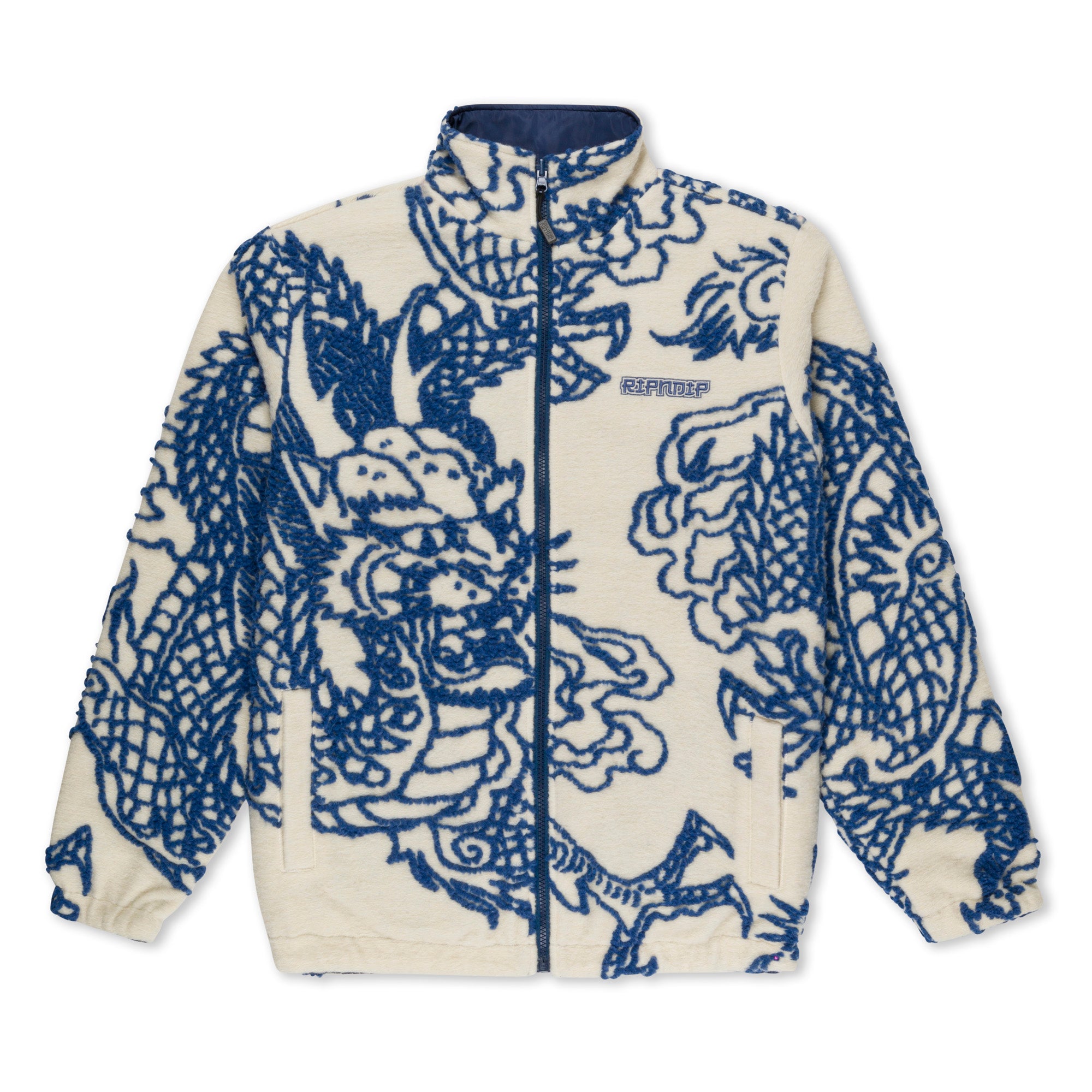  Haku Reversible Jacket (Off White/Navy)、mySite、merchandisen
