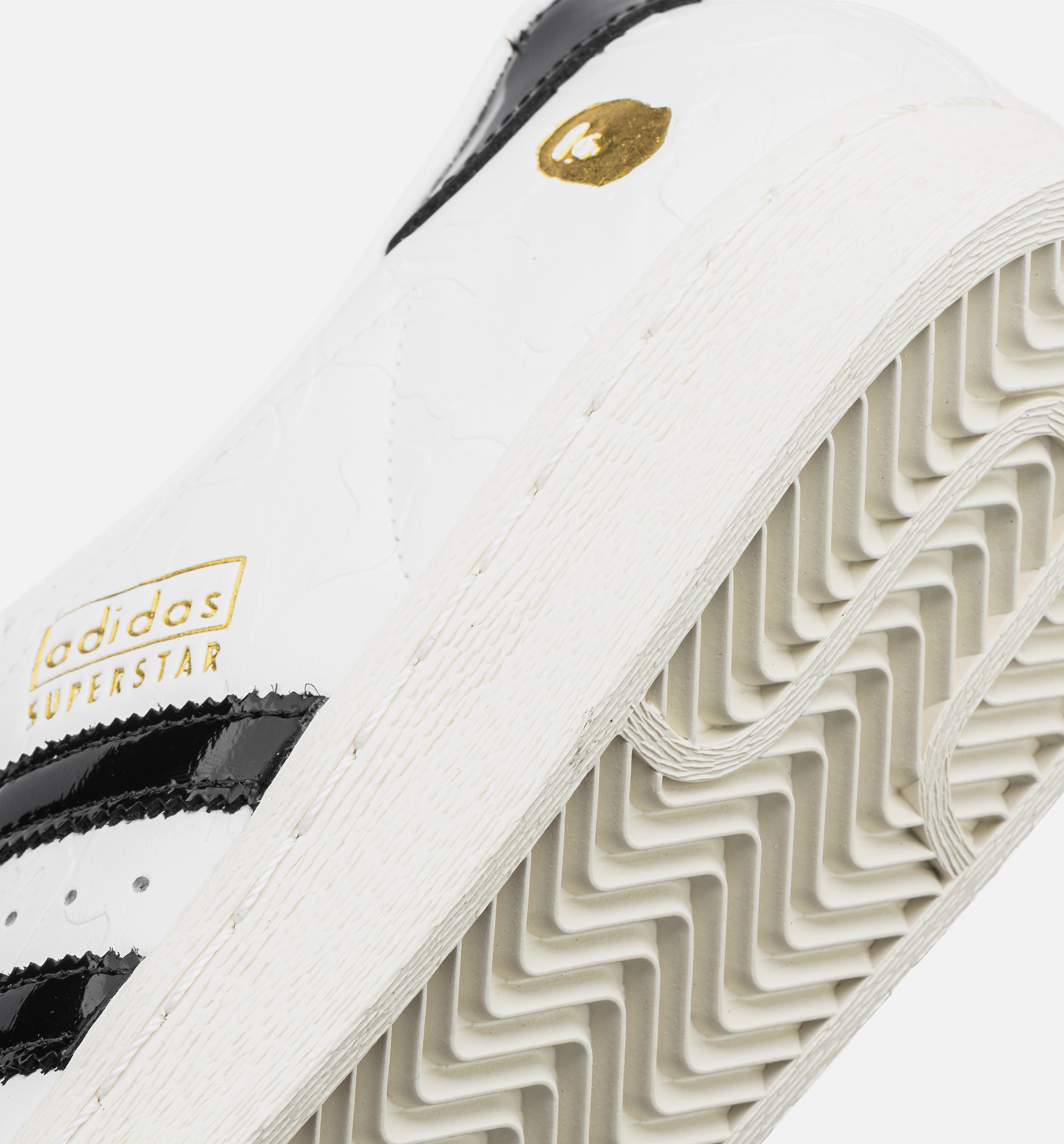 Bape x Adidas Superstar Vintage Mens Lifestyle Shoe - White/Black、mySite、dreamappss