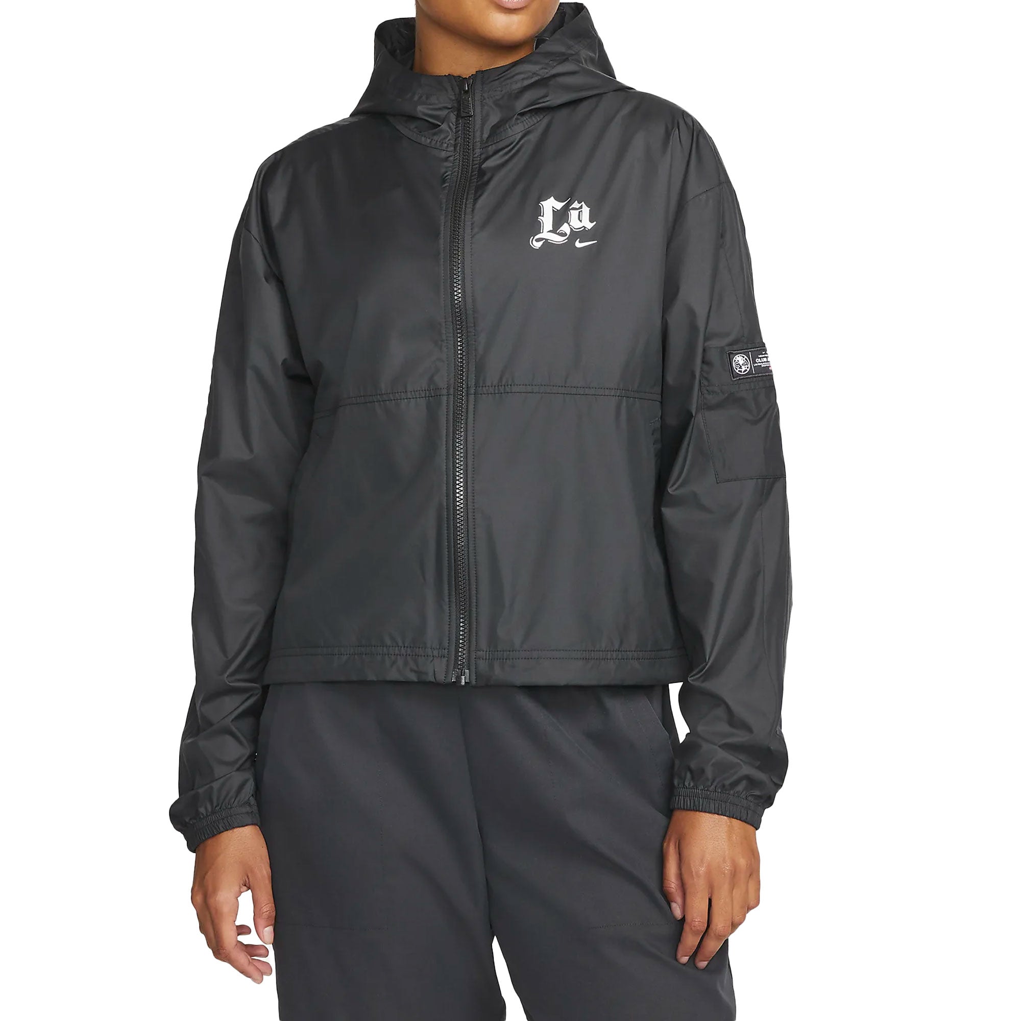 Nike Women's Club America 2021/22 Woven Jacket Black/White、mySite、noshort