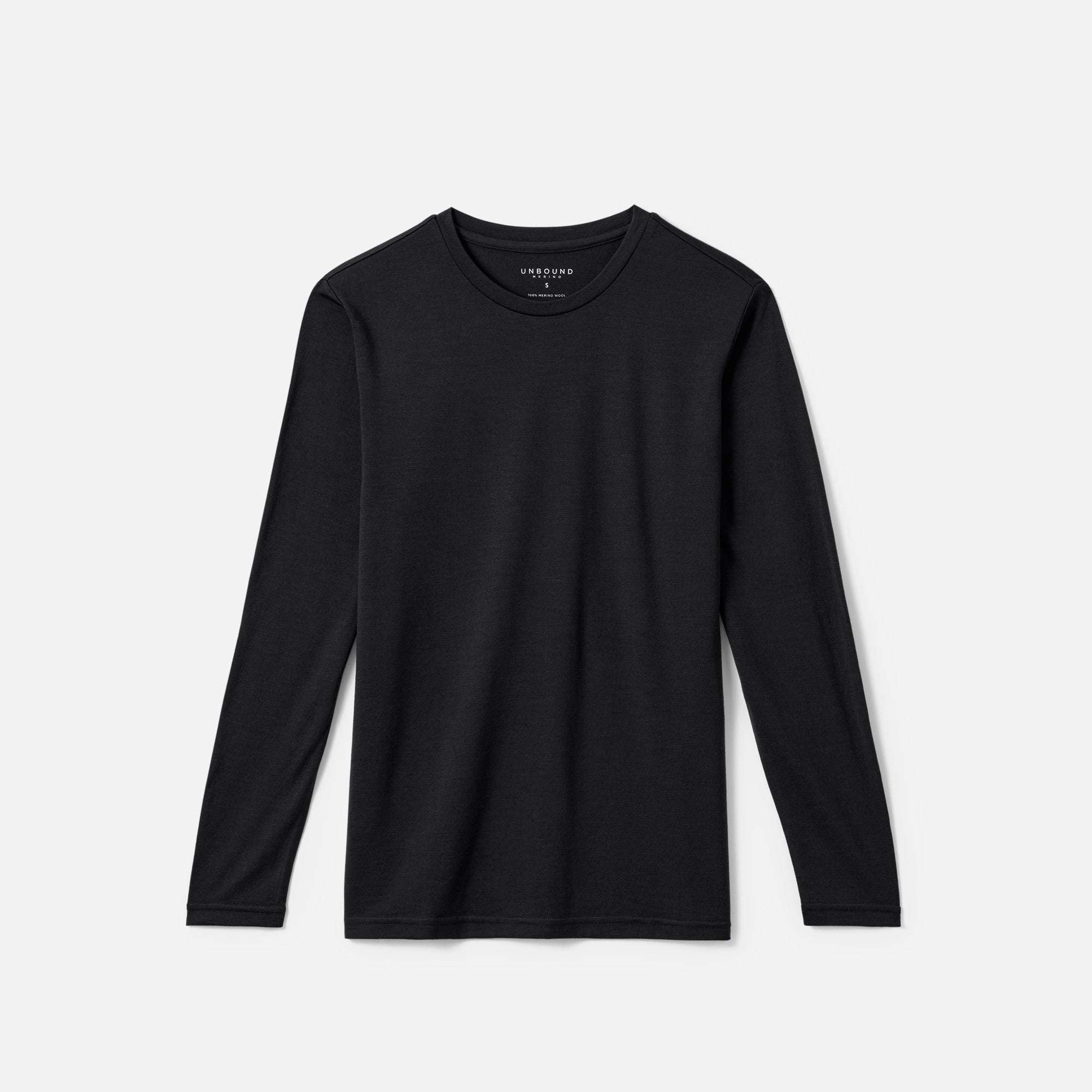 Men's Long Sleeve Merino Crew、mySite、noshort