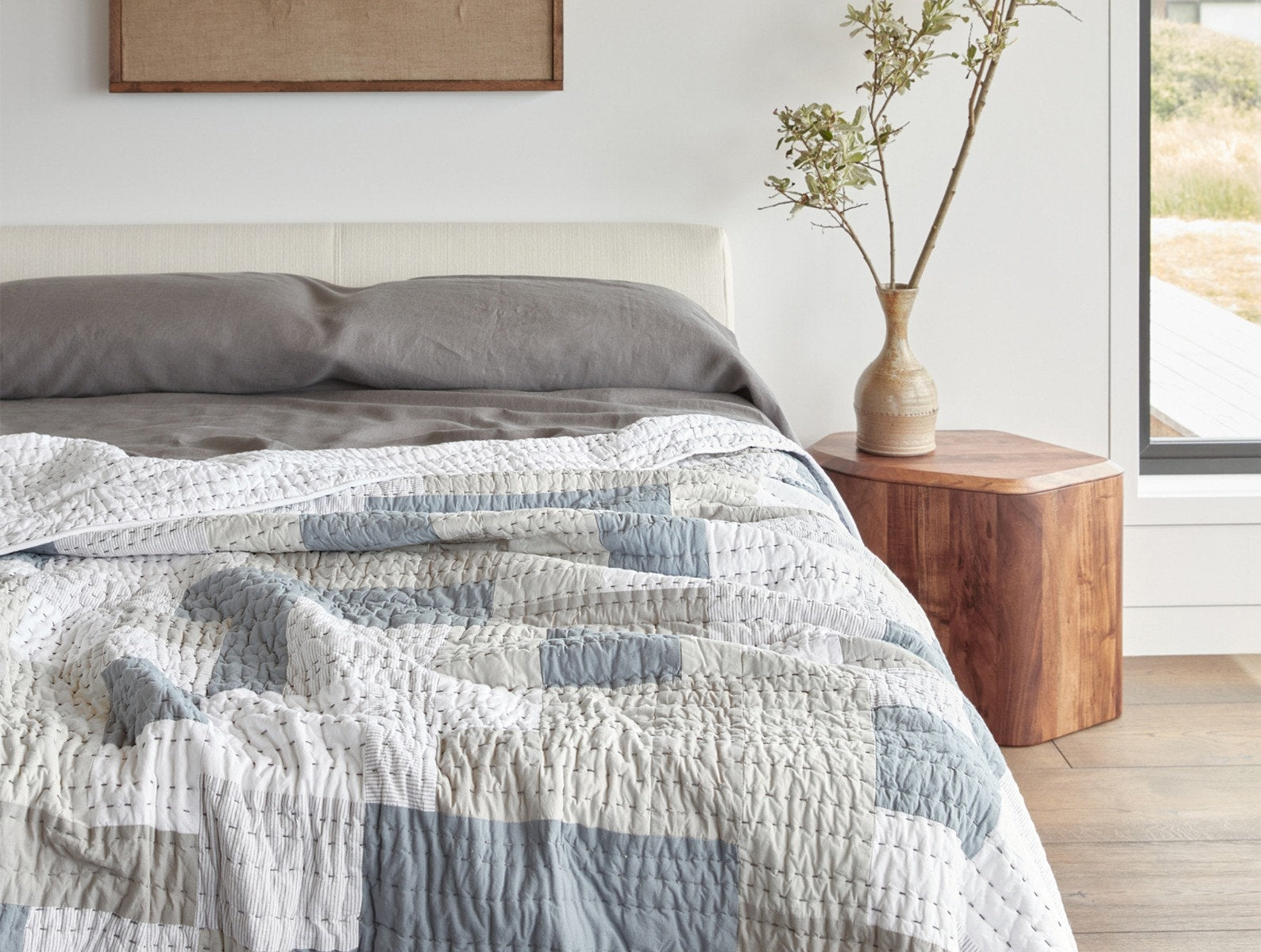  Seascape Patchwork Organic Quilt - Renewed、mySite、sugarbowlscore