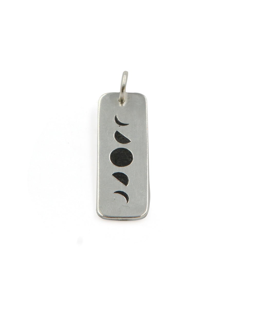 Trust the Journey Buddha Groove Sterling Silver Moon Pendant、mySite、topwebapps