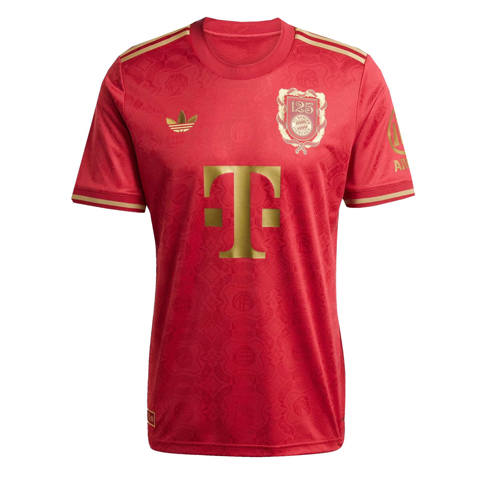 adidas Men's FC Bayern Munich 2025 125th-Year Anniversary Jersey Maroon/Gold、mySite、bottomscart