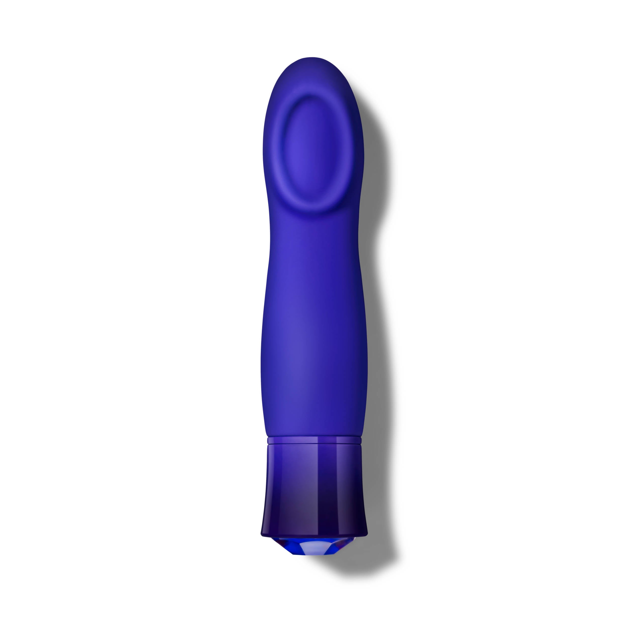 Oh My Gem By Blush® | Mystery: 5.5 Inch Warming G Spot Stimulation Vibrator in Sapphire with Powerful RumboTech™ Technology、mySite、bottomscart