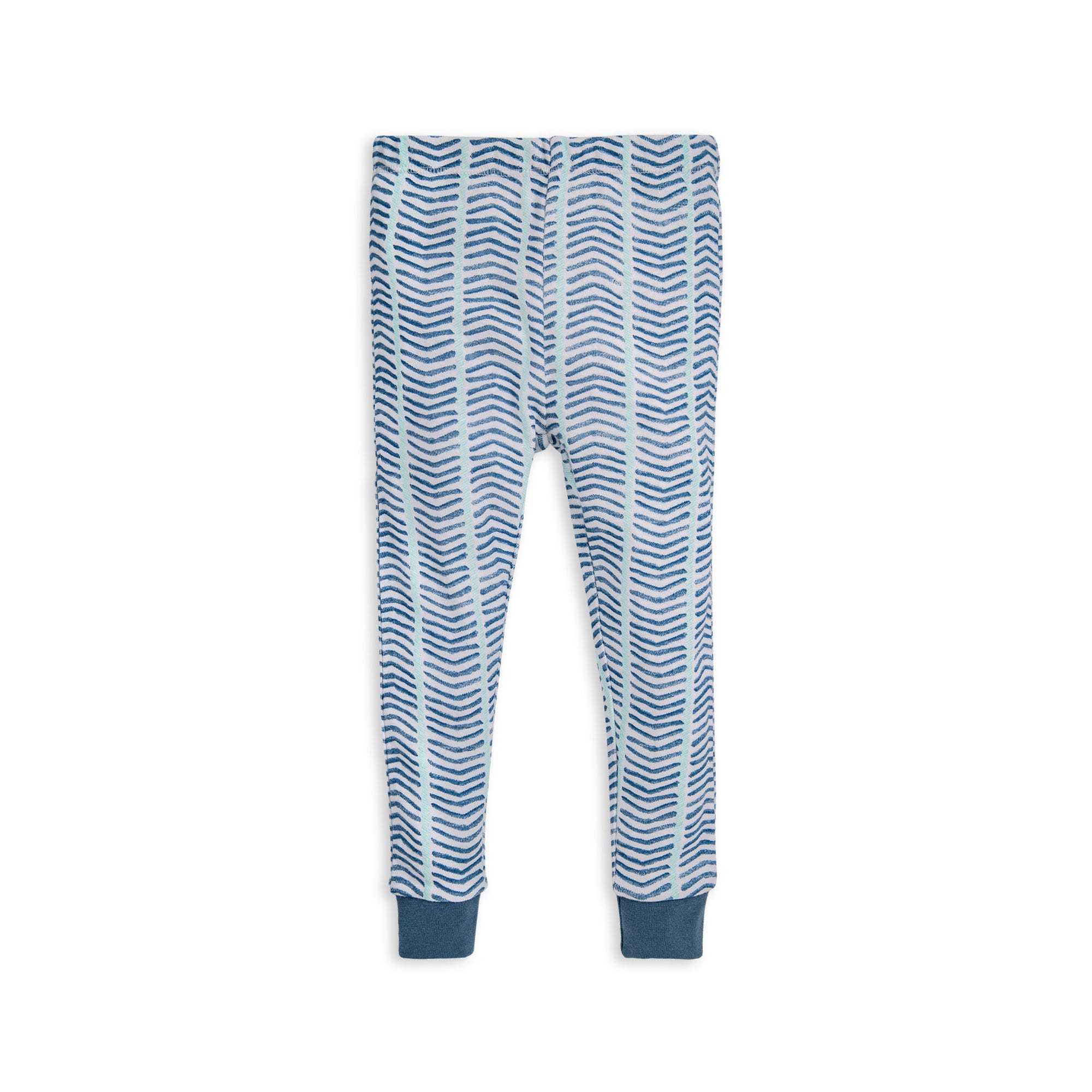 Watercolor Chevron Organic Cotton Snug Fit Pajamas、mySite、g9winljtr