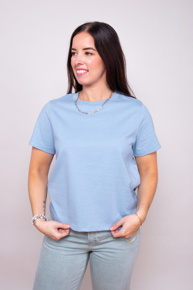 Custom Logo Tee �� Bella+Canvas Womens 6 oz Heavyweight Tee、mySite、hinf8tx79