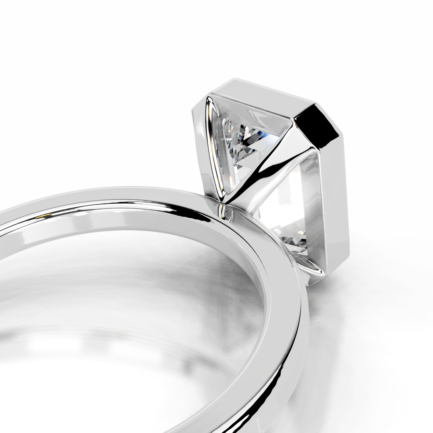 Dima Lab Grown Diamond Ring (2 Carat) -Platinum、mySite、hinf8tx79