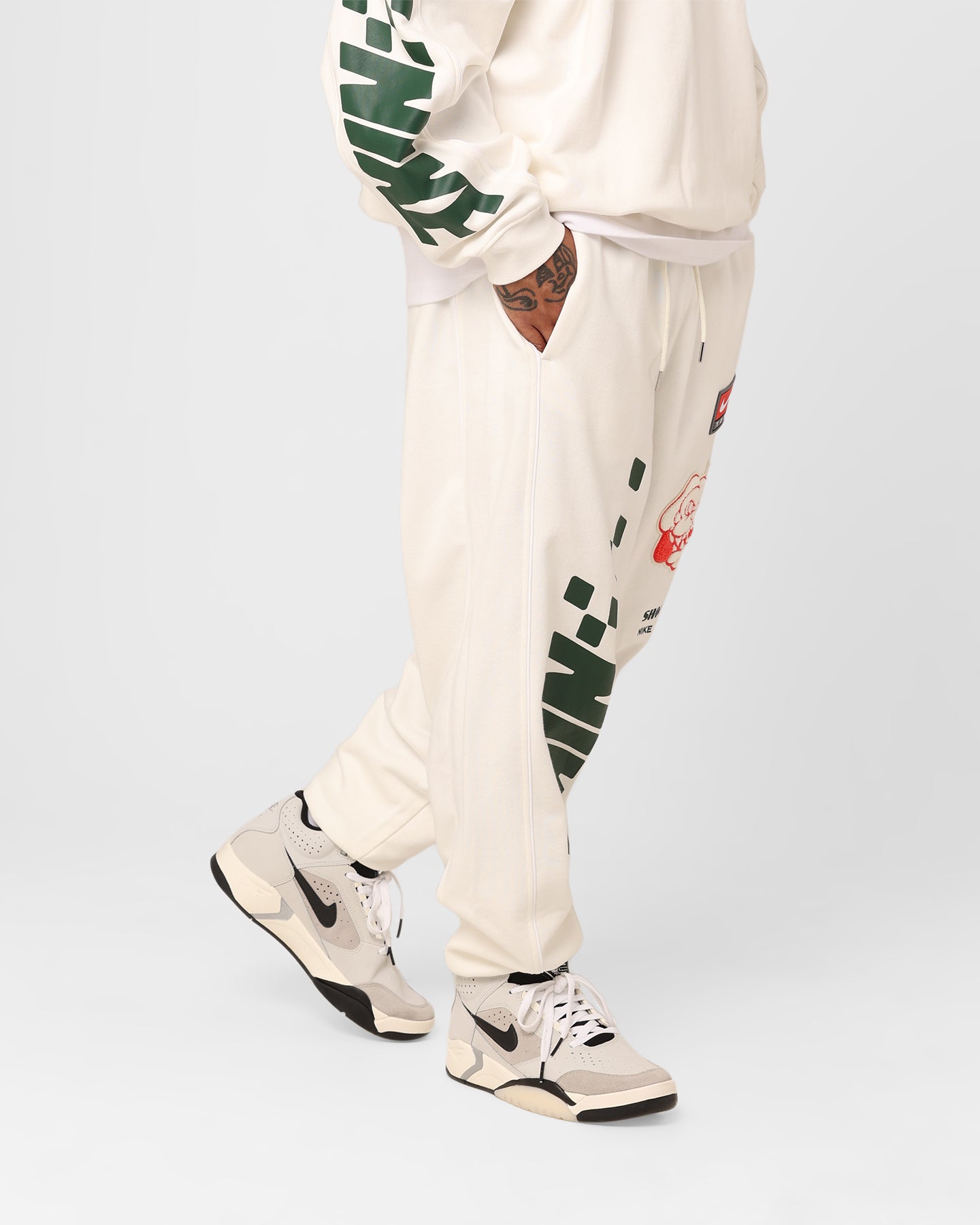 Nike Sportswear Trend Fleece Joggers Sail/Fire Red、mySite、zt4zffjzw