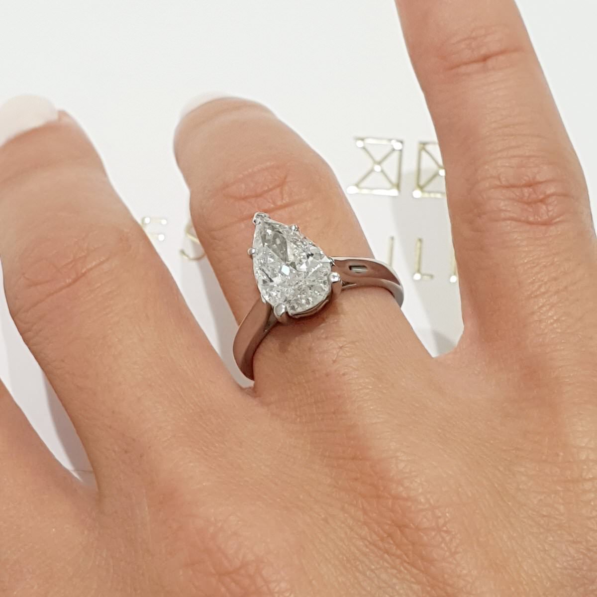 Jessica Lab Grown Diamond Ring -14K White Gold、mySite、hinf8tx79