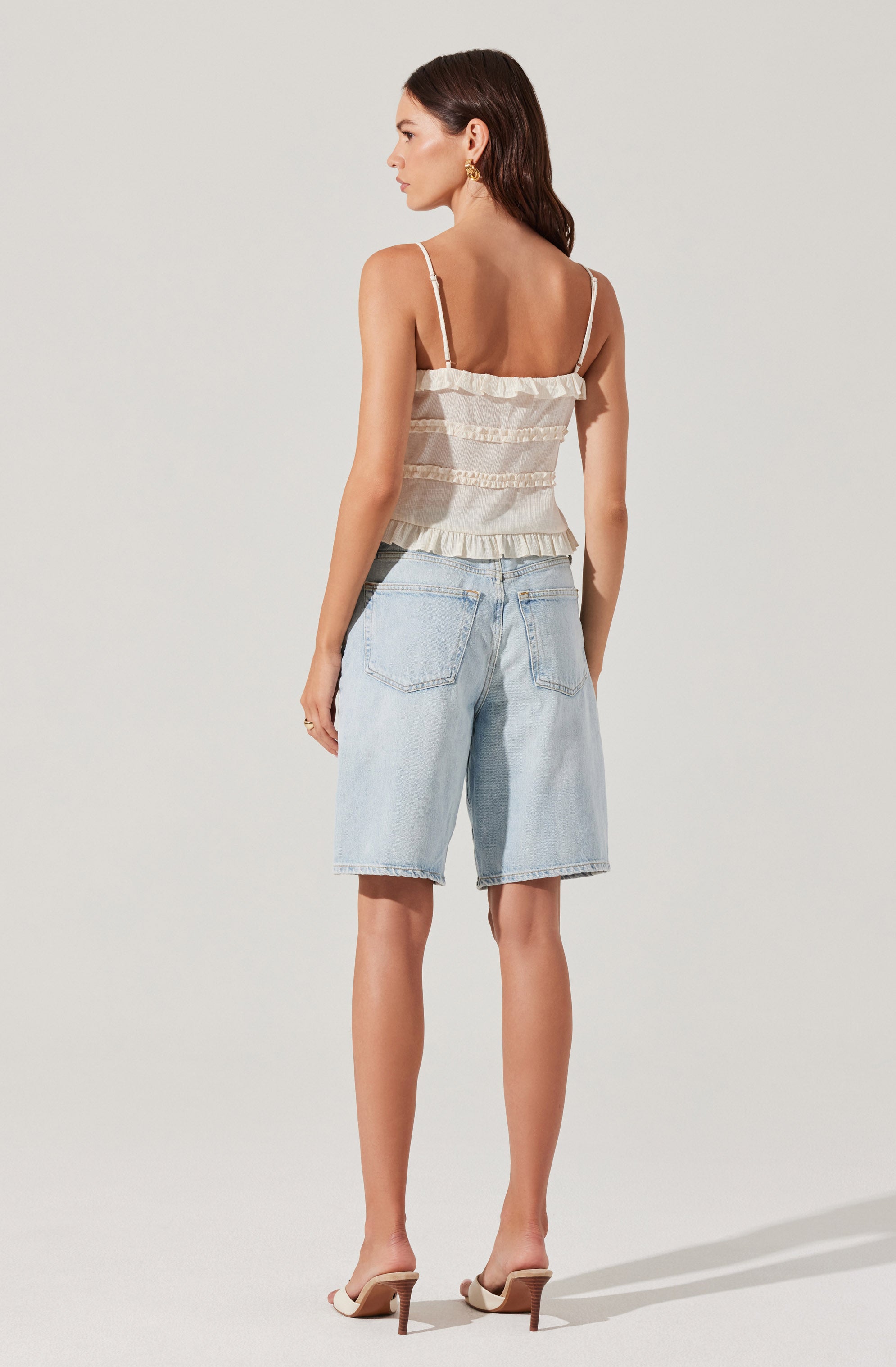 Islah Tie-Front Top、mySite、solidvoid