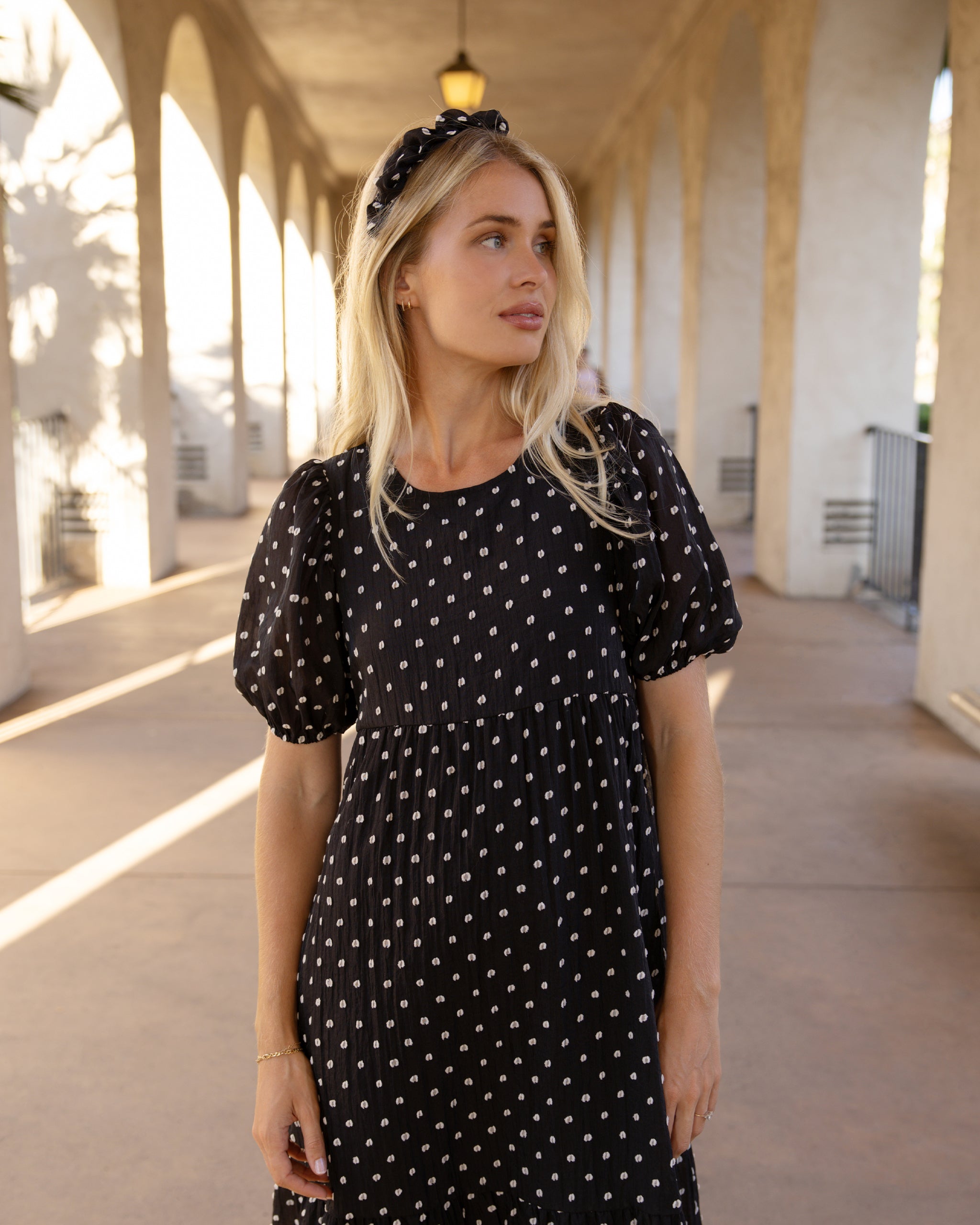  Claire Dress || Black & Ivory Dot、mySite、layawaytickets