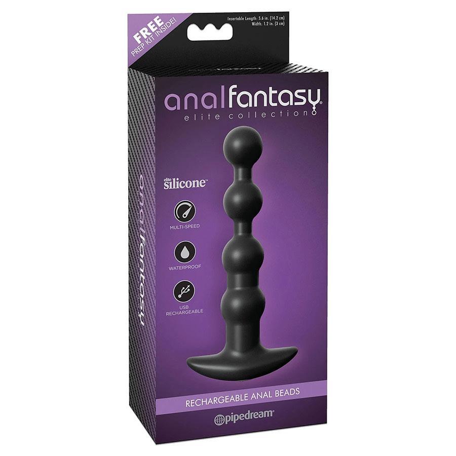 Rechargeable Silicone Vibrating Anal Beads by Anal Fantasy、mySite、bottomscart