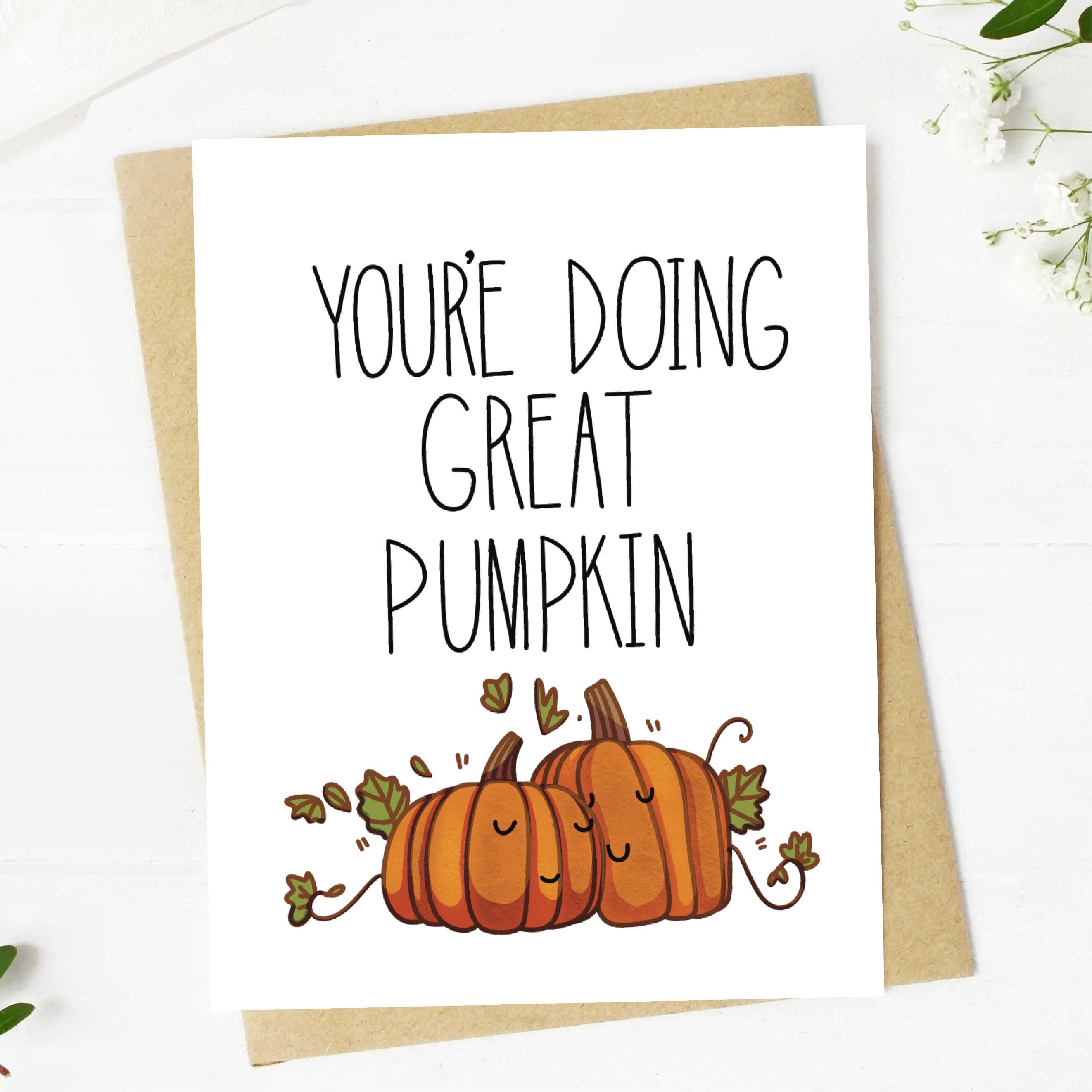  You're Doing Great Pumpkin Fall Card、mySite、ghnorth
