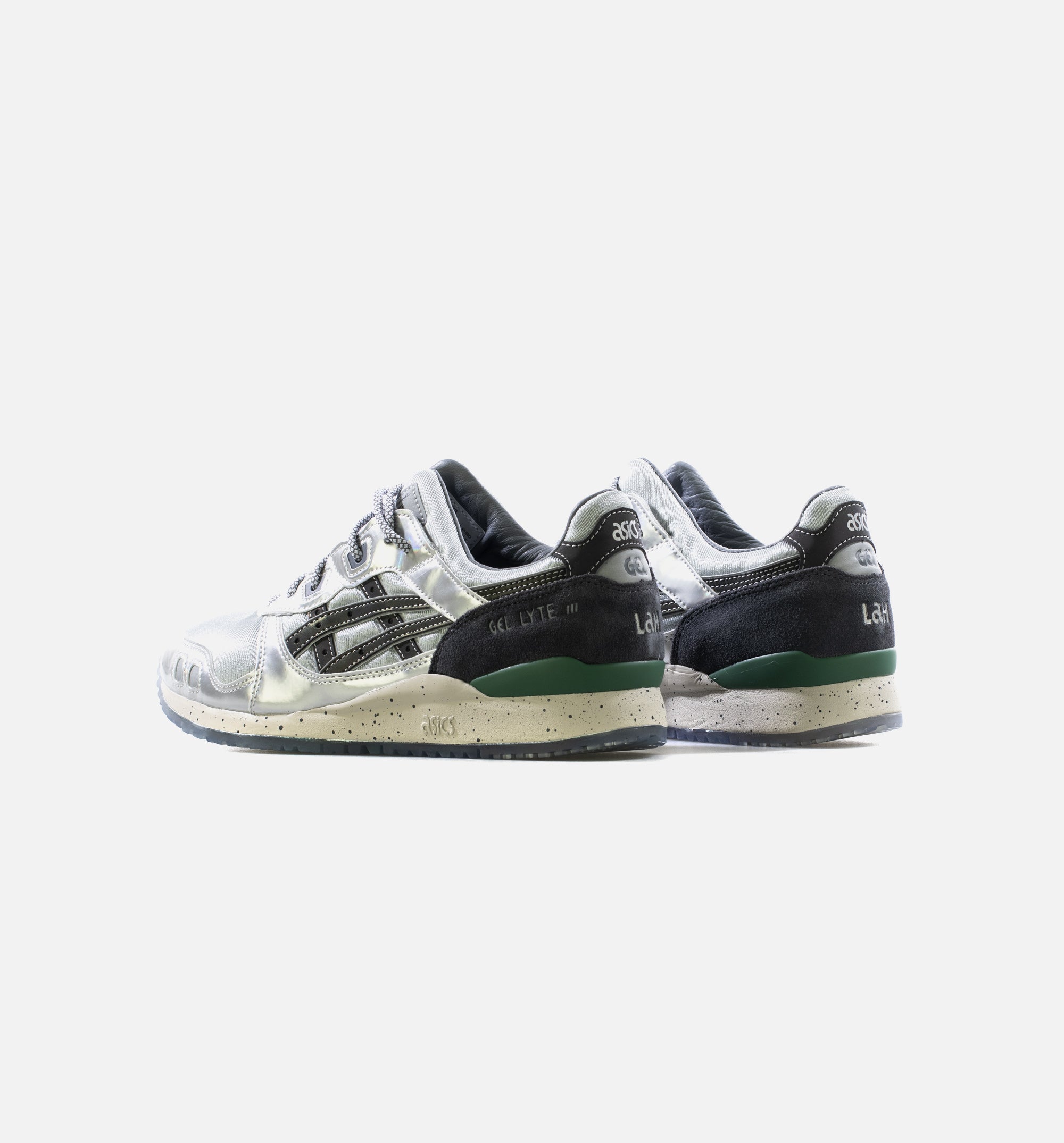 Sneaker Lah Gel Lyte III OG Mens Lifestyle Shoe - Grey/Silver/Green、mySite、dreamappss