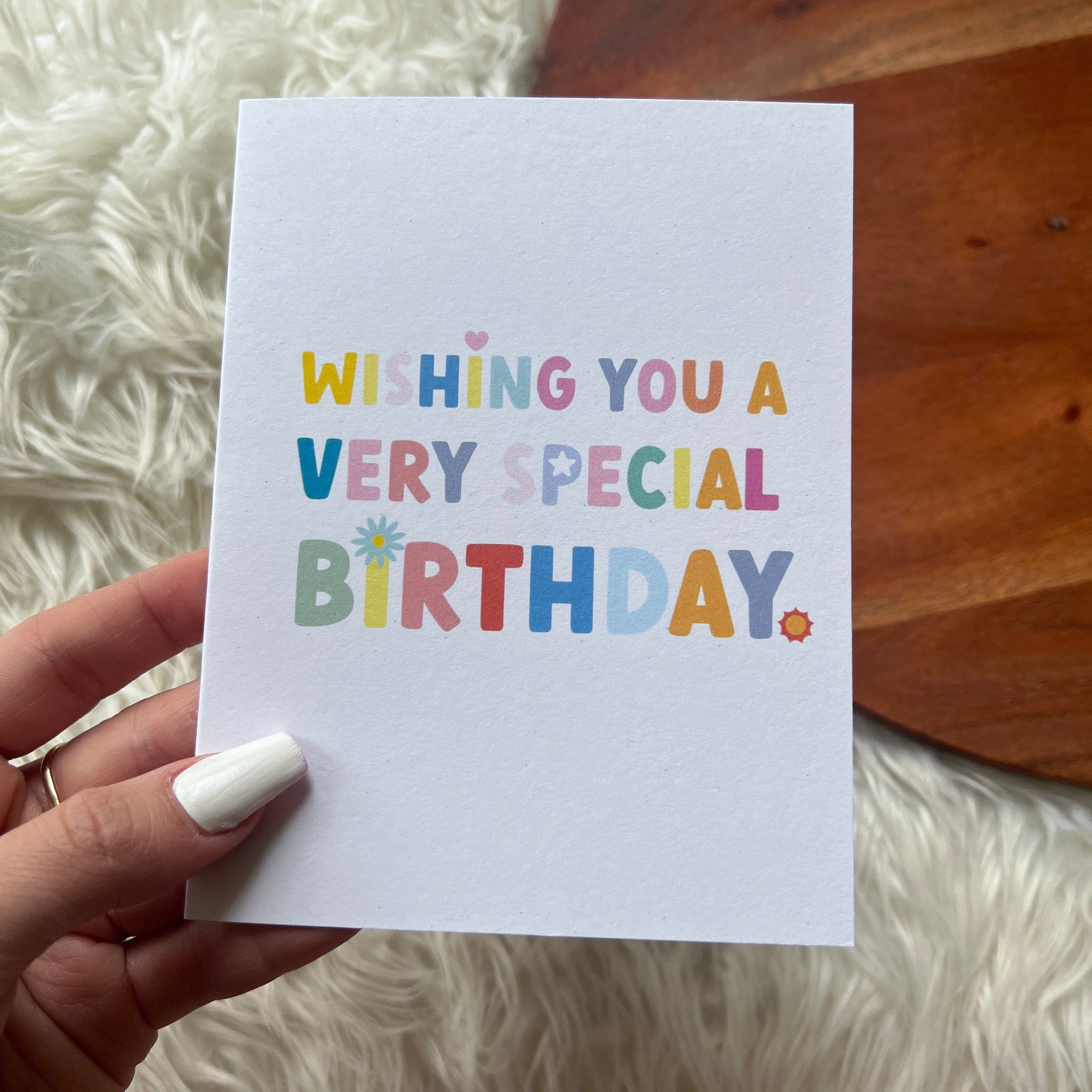  Wishing you a very special birthday birthday card、mySite、ghnorth