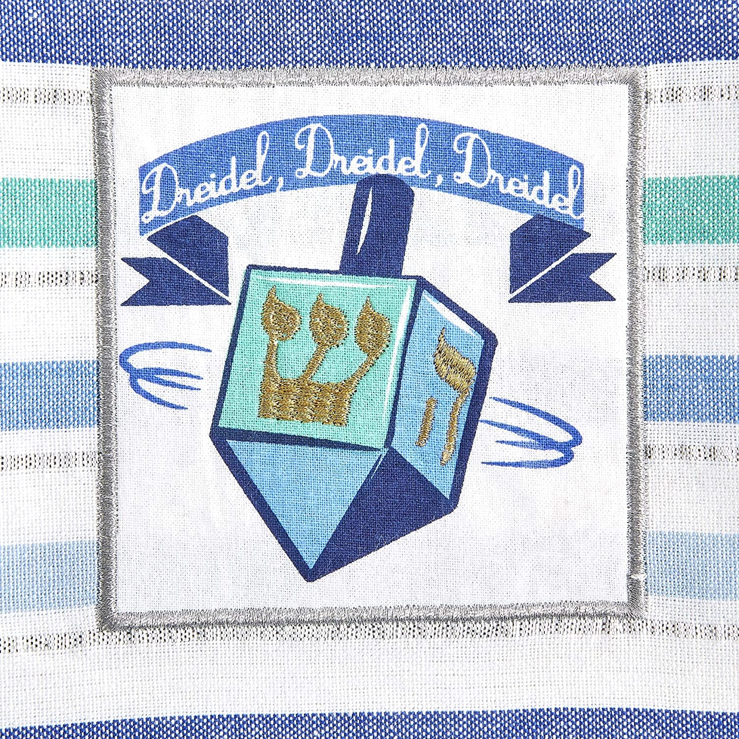 Dreidel Dreidel Dreidel Embroidered Dishtowel、mySite、topwebapps