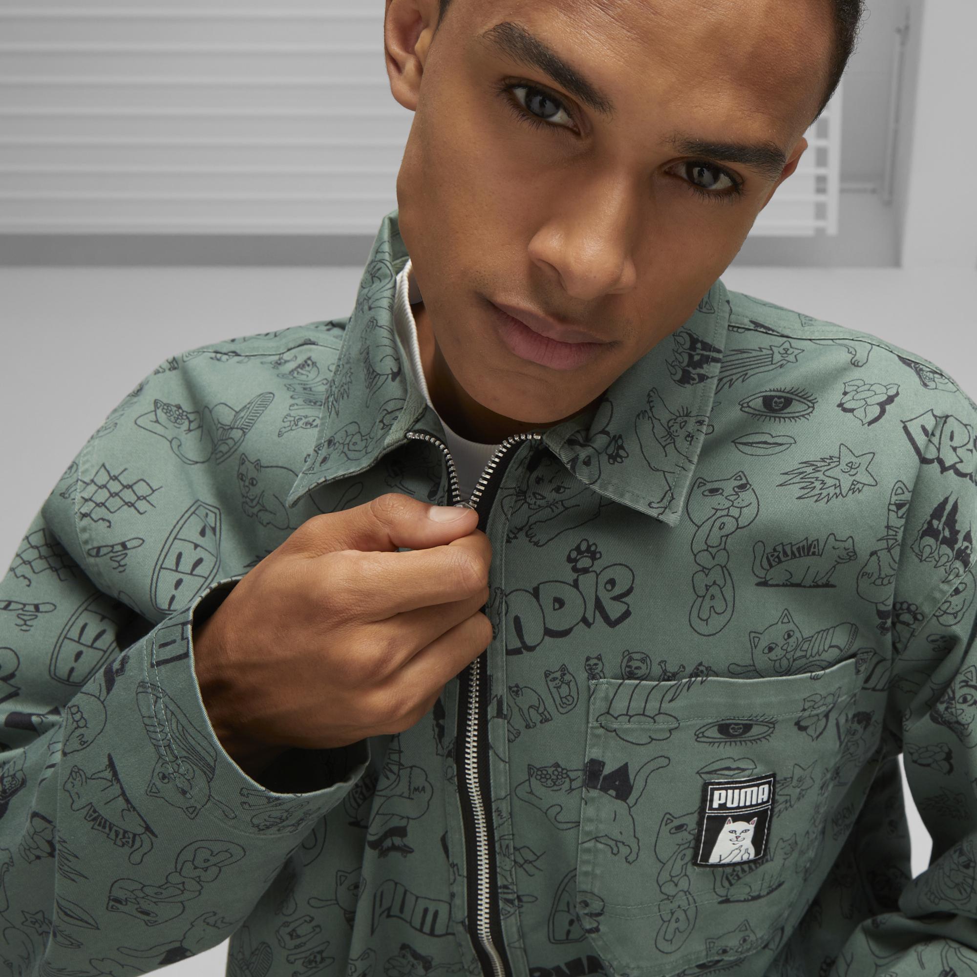  PUMA X RIPNDIP AOP Twill Jacket (Eucalyptus)、mySite、merchandisen