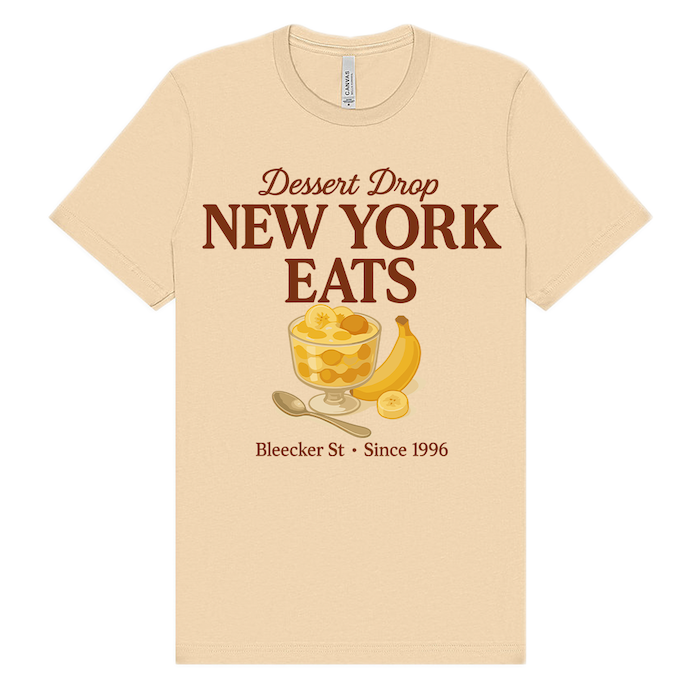NY Eats: Dessert Drop Banana Pudding Graphic Tee – Soft Cream、mySite、vikingsvslions