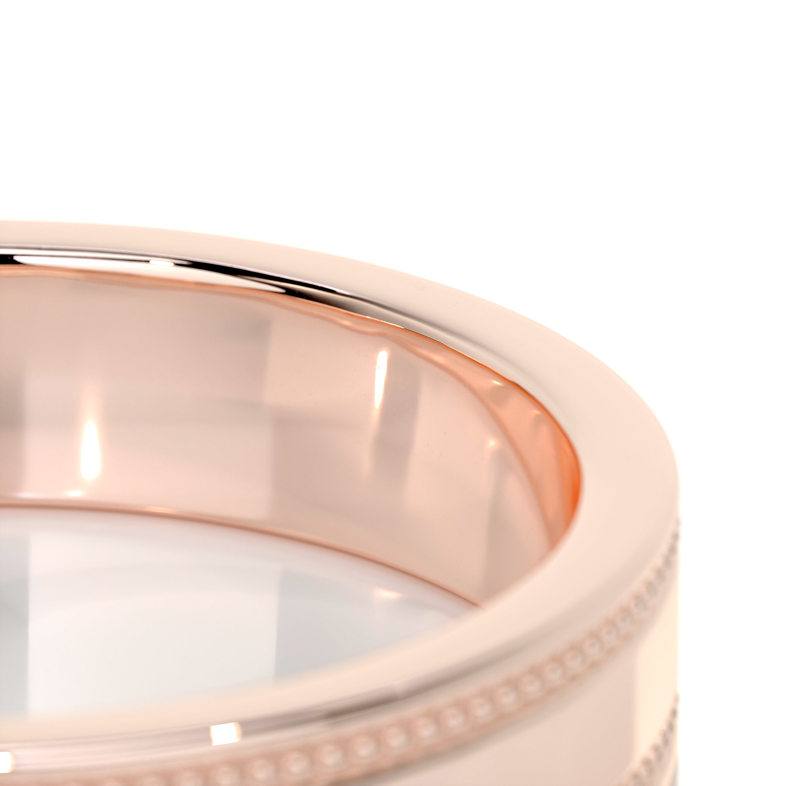 Sherry Diamond Wedding Ring (0.02 Carat) -14K Rose Gold、mySite、hinf8tx79