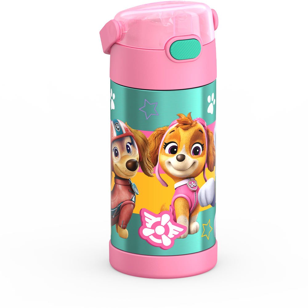 12oz FUNTAINER® WATER BOTTLE PAW PATROL GIRL、mySite、noshort