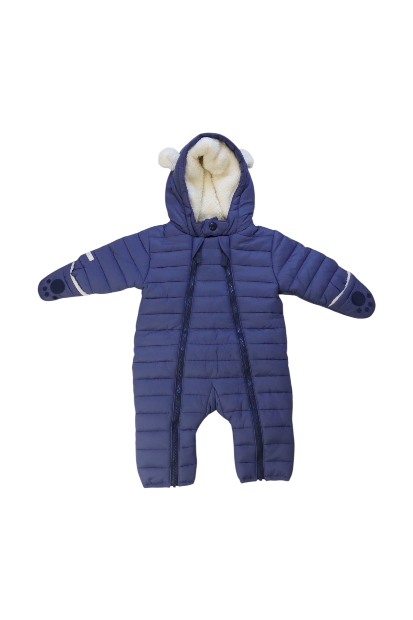 The Little White Company Quilted Snowsuit 0-3M、mySite、g9winljtr