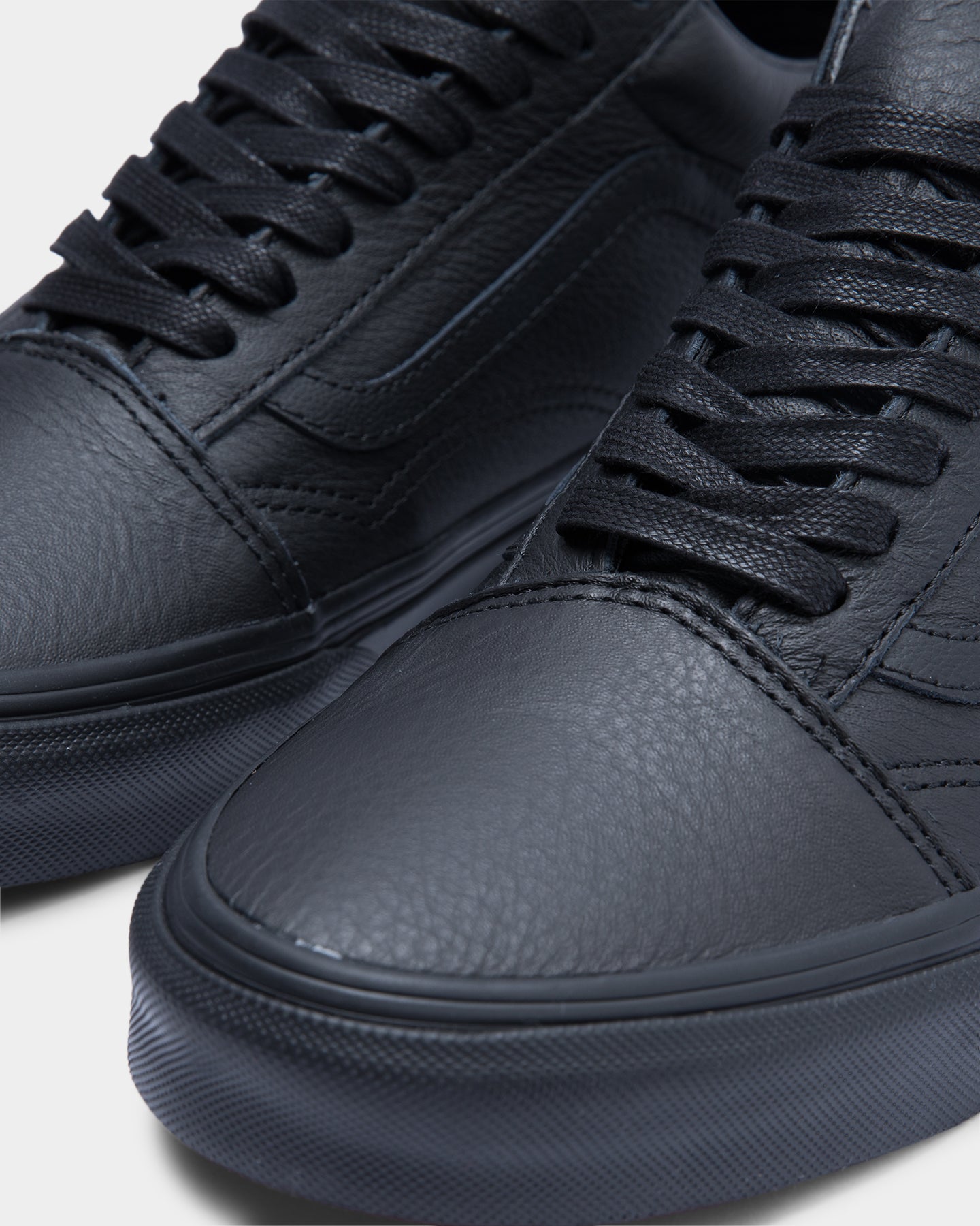 Vans Men's Old Skool (Leather) Black/Black、mySite、zt4zffjzw