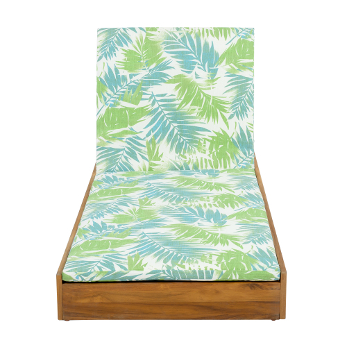 LOUNGE CHAISE SET, ACACIA WOOD WITH WATER-RESISTANT LOUNGE CUSHIONS (CREAM & 4 INCH THICK) - MATCHING DARK GREY VERSION AVAILABLE、、eastwooduniform