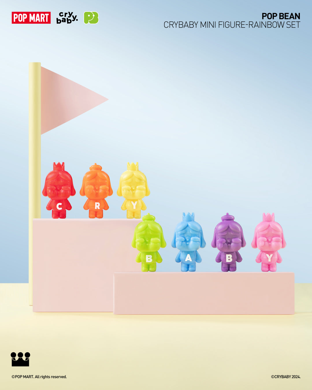  POP MART POP BEAN CRYBABY MINI FIGURE、mySite、greenlandpopulation