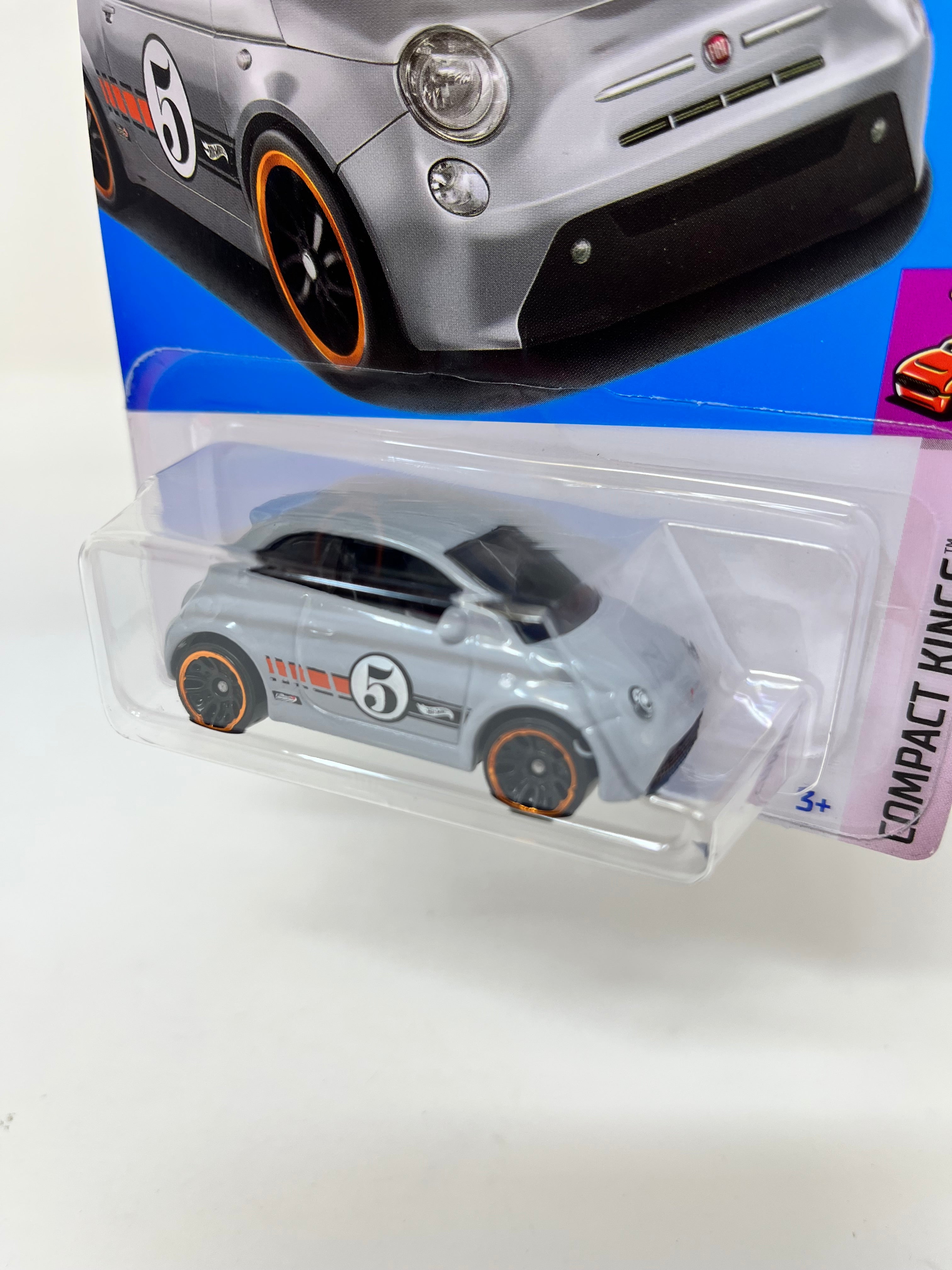 Fiat 500E #22 * Grey * 2023 Hot Wheels Basic、mySite、hgirdovlk