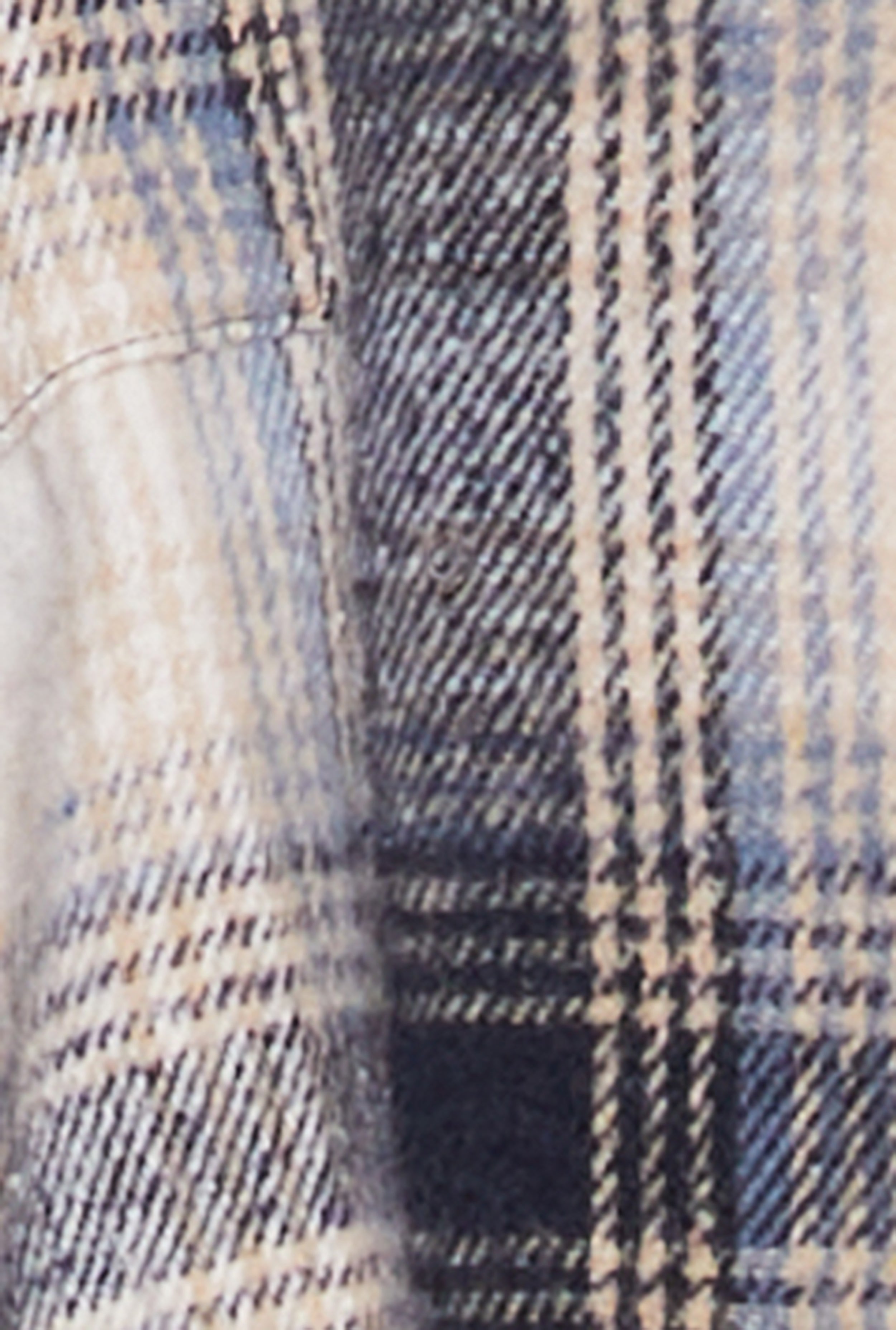 Plus Size High Low Plaid Shacket、mySite、camillekostekn